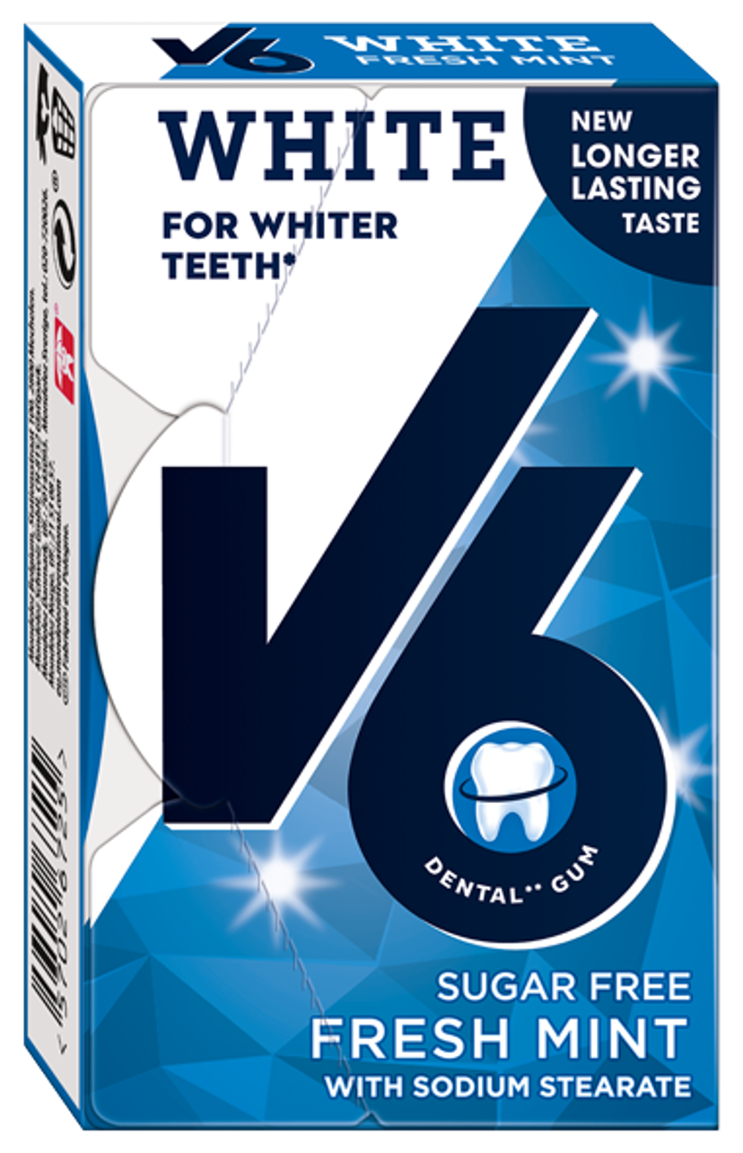 V6 White Fresh Mint