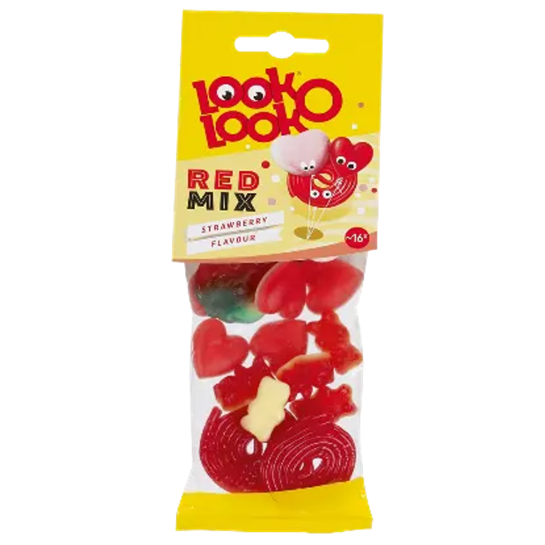 LOOK-O-LOOK RED MIX STRAWBERRY FLAVOUR