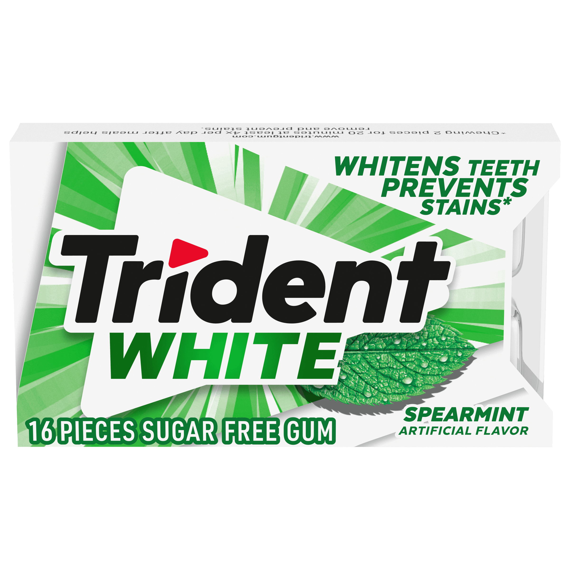 Trident White Spearmint (16 pieces)