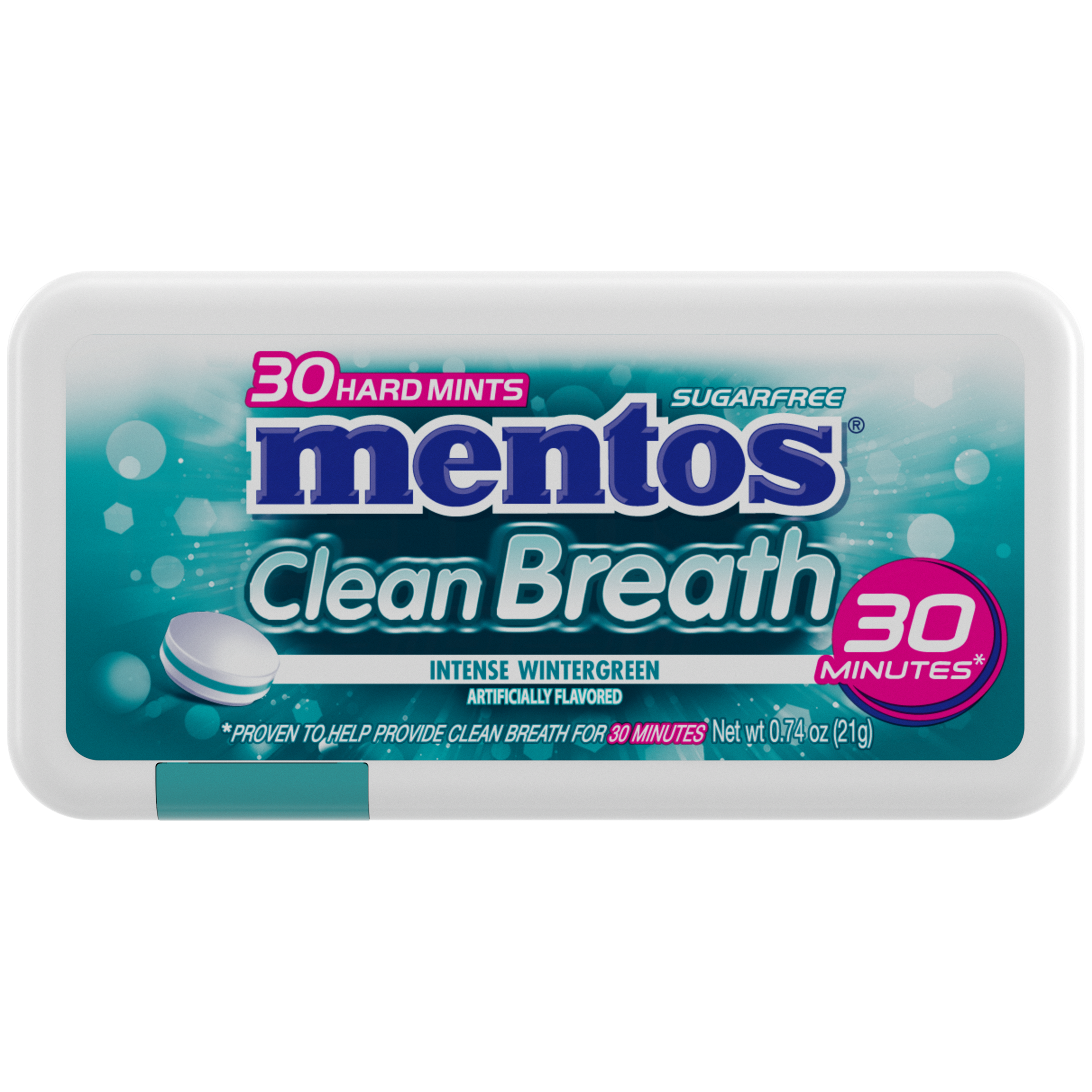 Mentos CleanBreath Mints Intense Wintergreen - 30PC Pack