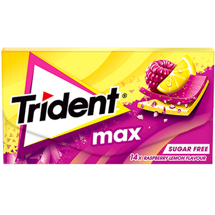 Trident Max - Lámina Frambuesa Limón