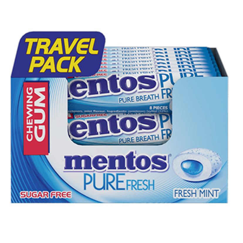 Mentos Gum Roll Boxes Fresh Mint | 372g EU