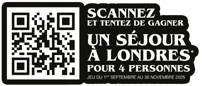 QR code pour accéder au jeu concours