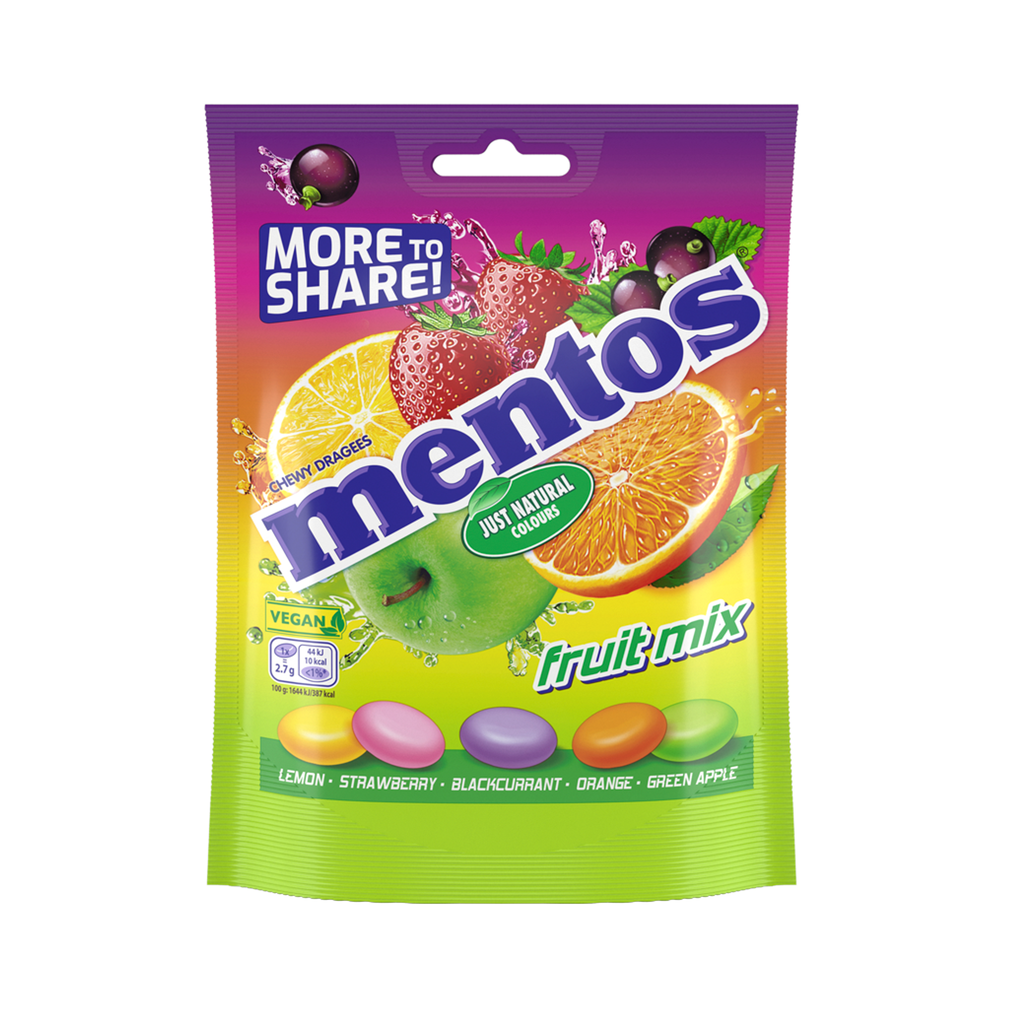 Mentos Fruit Mix Sharing Bag
