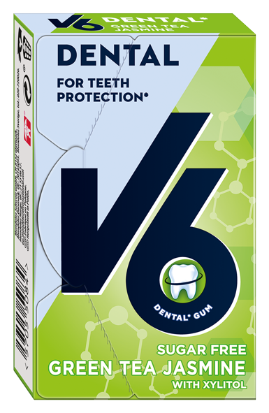 V6 Dental Green Tea Jasmine