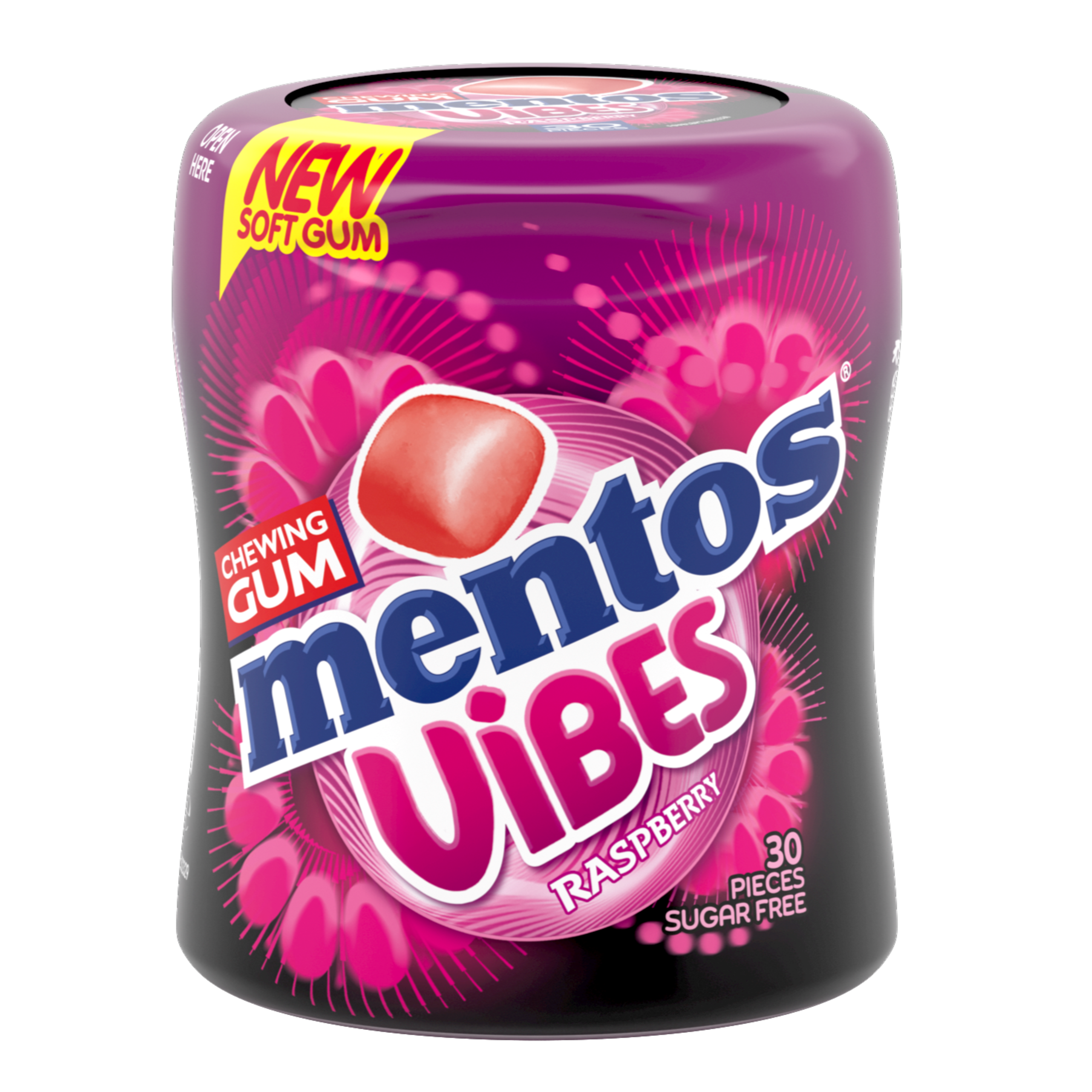Mentos Gum Vibes Raspberry