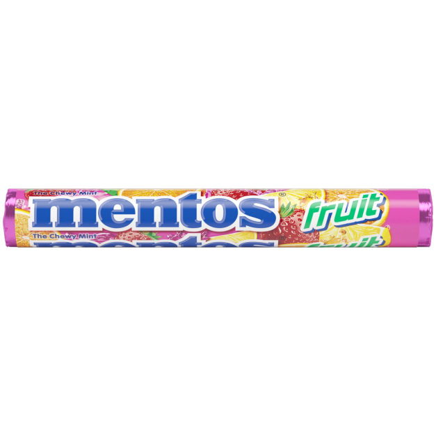 mentos19品 Mixed Fruit - 14pc Roll | Mentos US