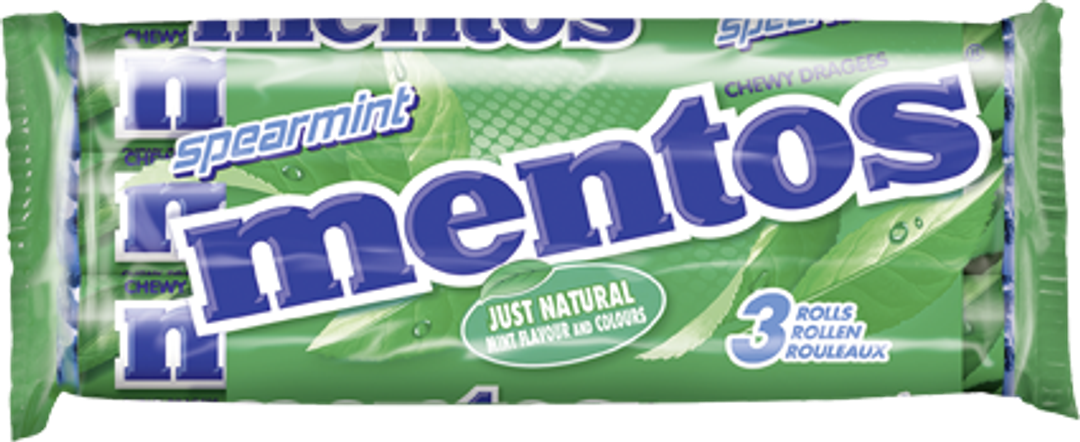 Mentos Spearmint 3-Pack