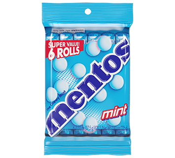 Mentos Chewy Mint Rolls Mint 6 Pack