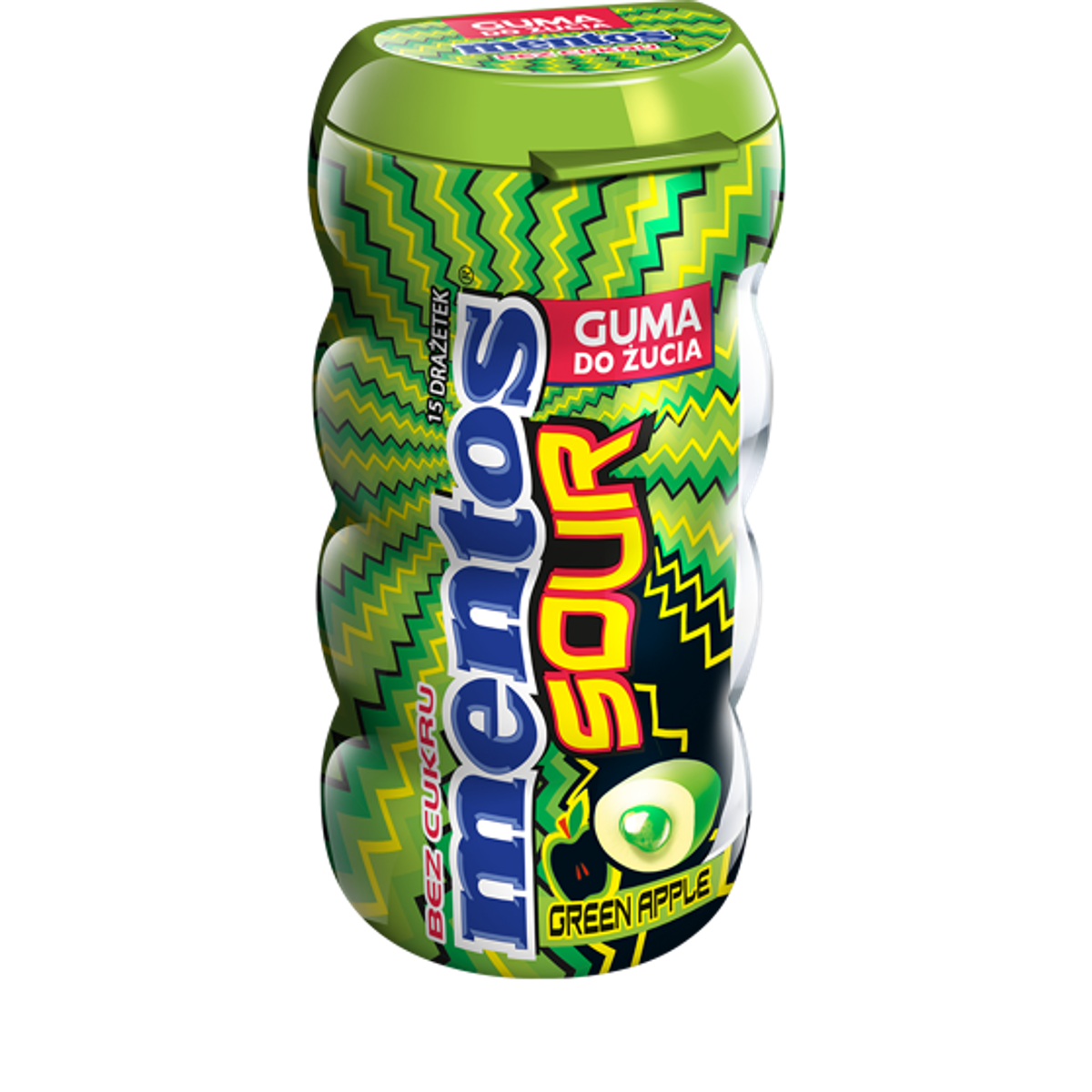 Mentos Sour Gum GREEN APPLE