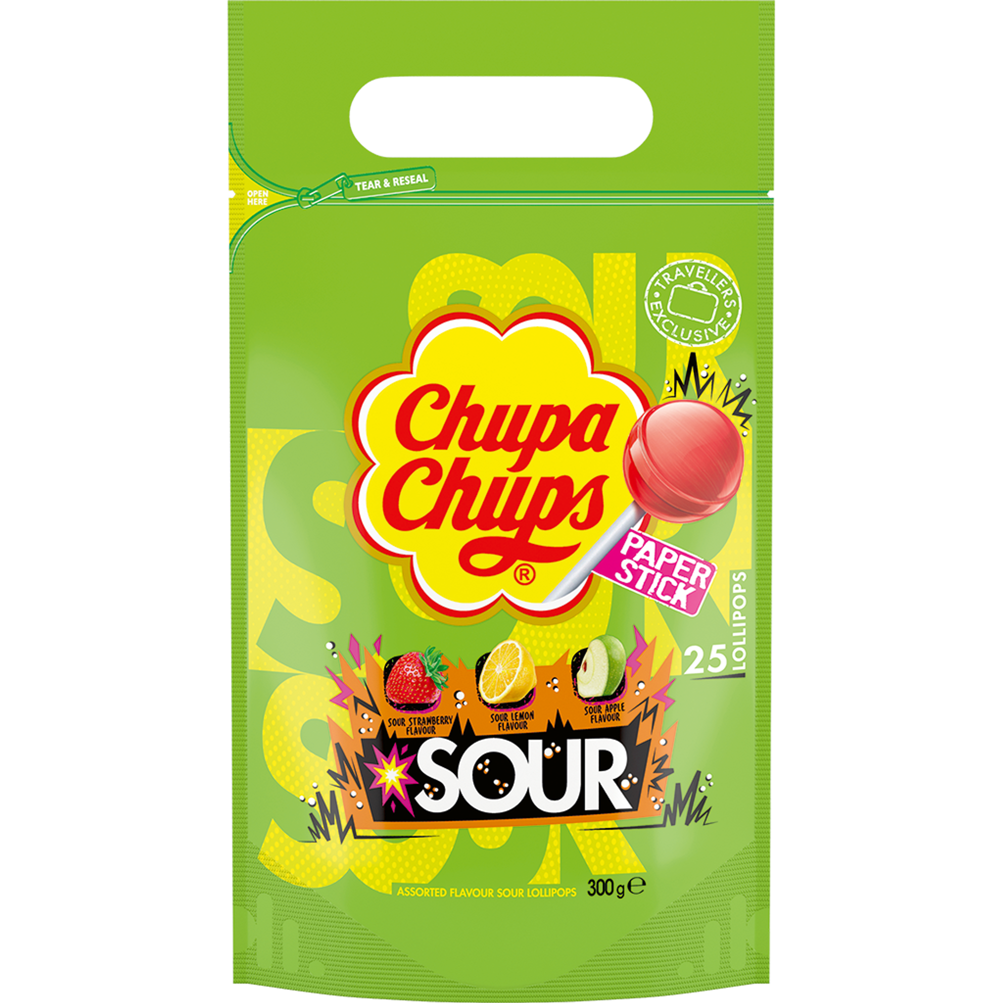 Chupa Chups Pouch Bag Sour | 300g EU