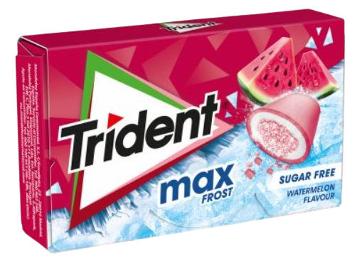 Trident Max Frost Τσίχλα Καρπούζι 20gr