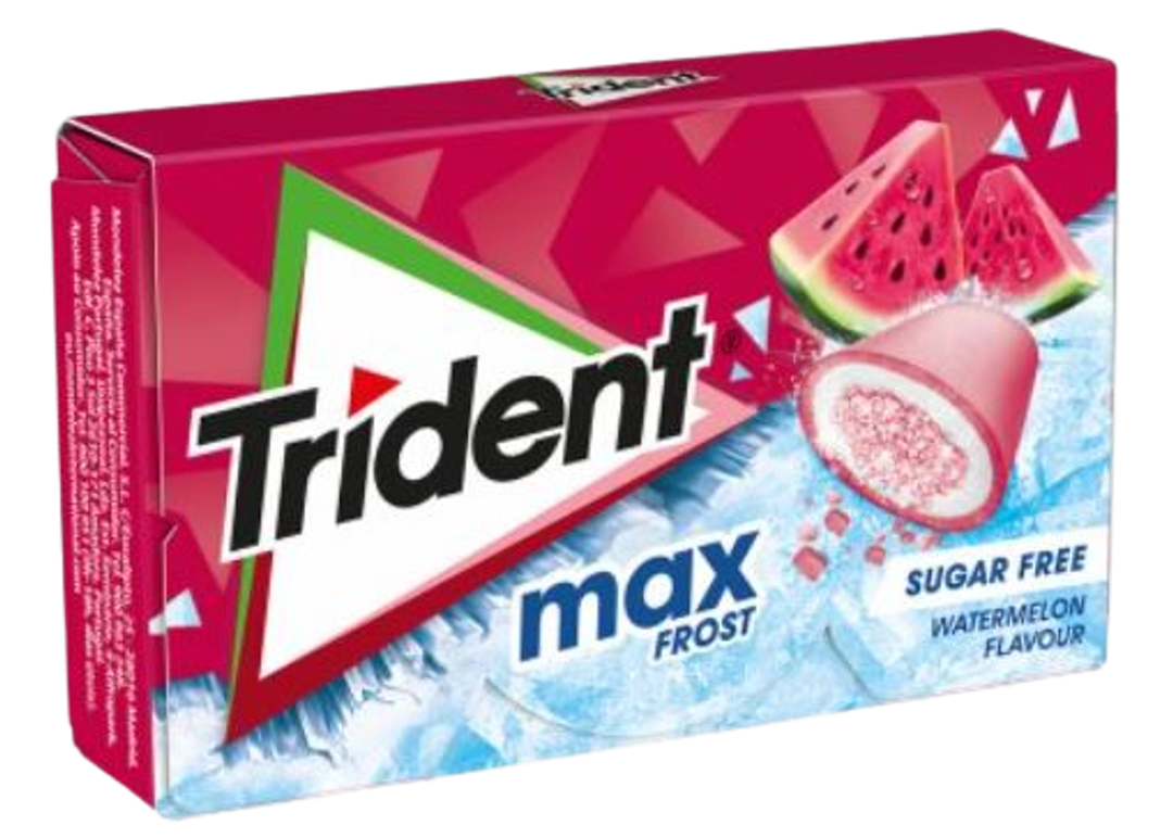 Trident Max Frost Τσίχλα Καρπούζι 20gr