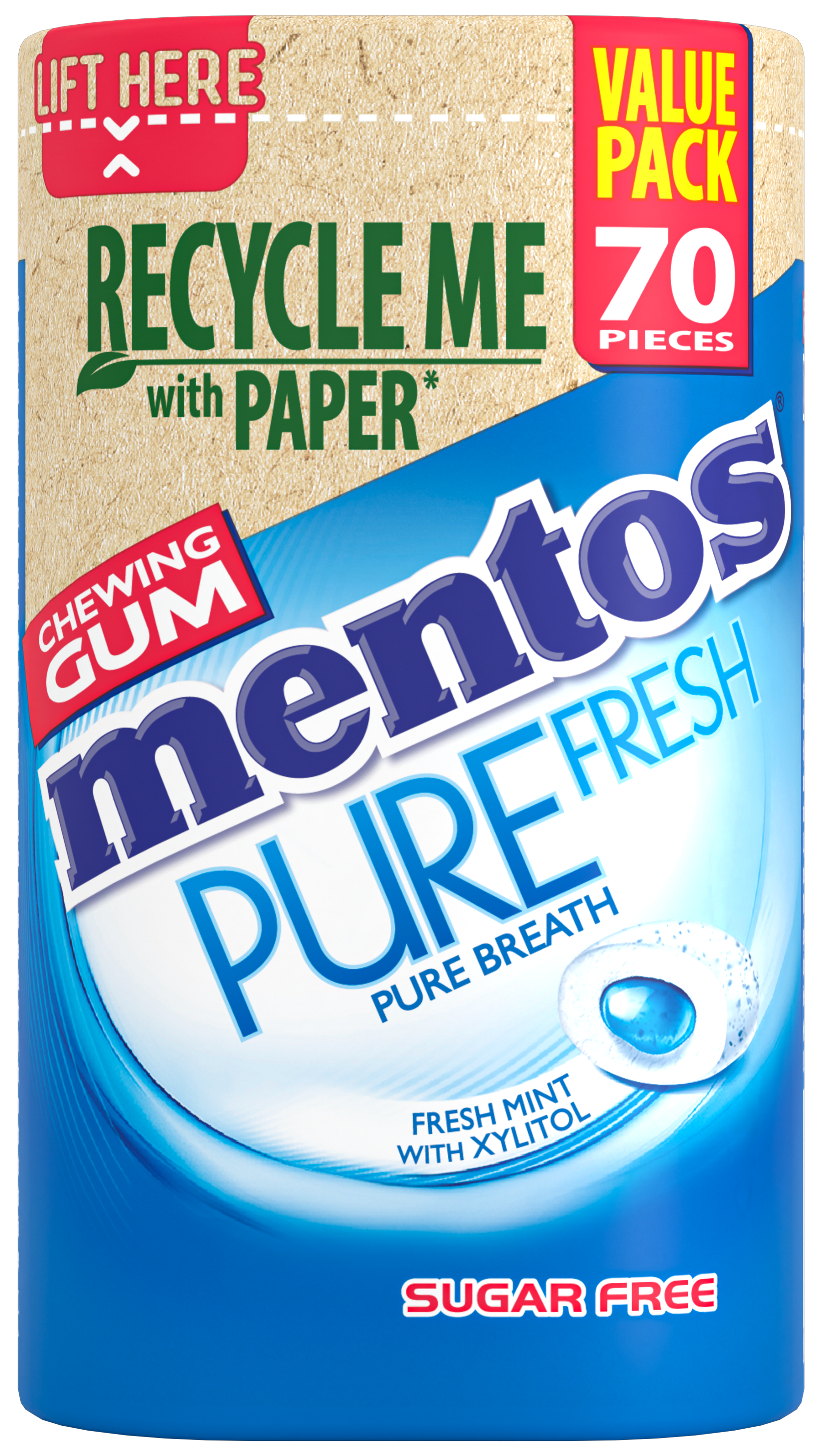 Mentos Gum Pure Fresh - Fresh Mint
