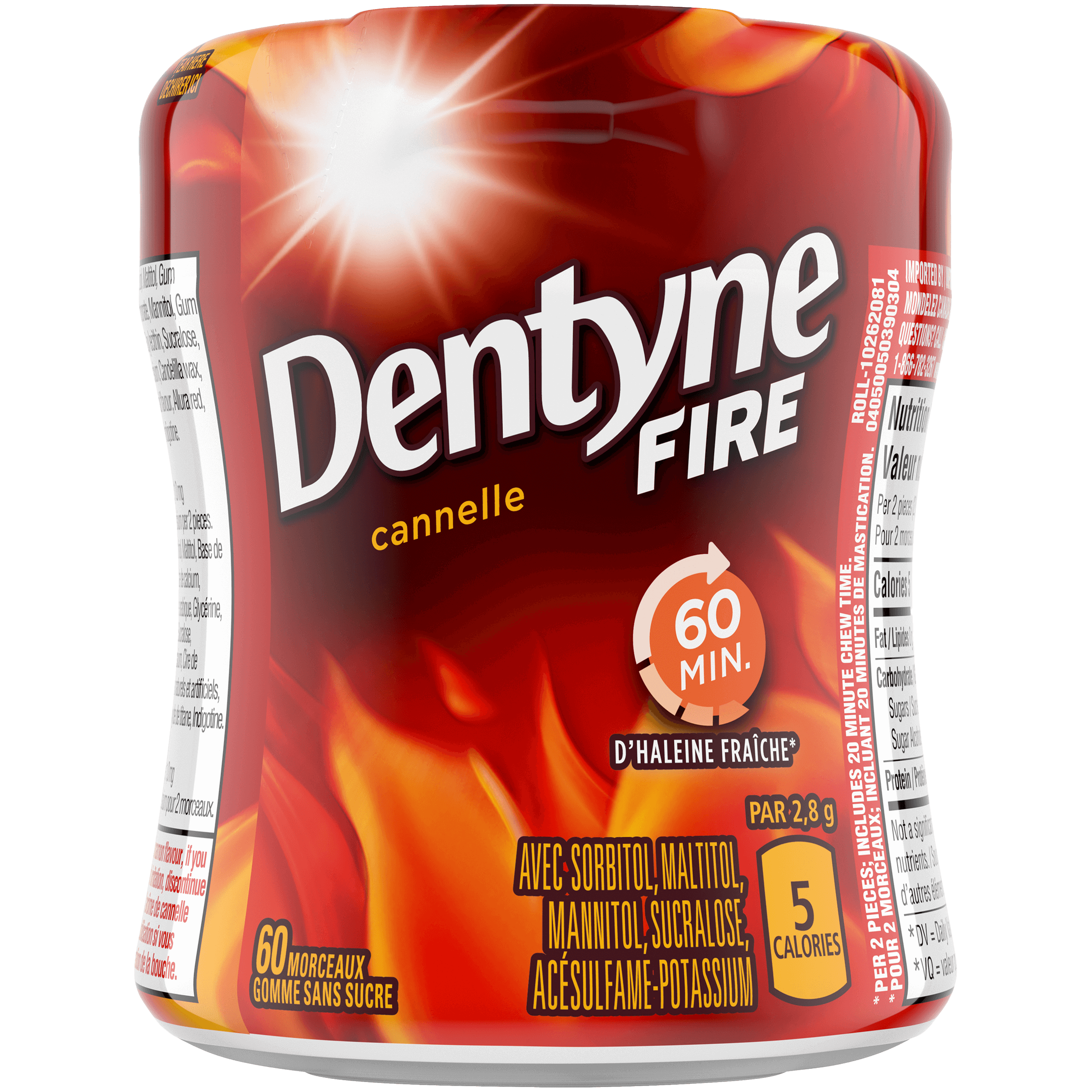 Dentyne FIRE Cannelle Flacon