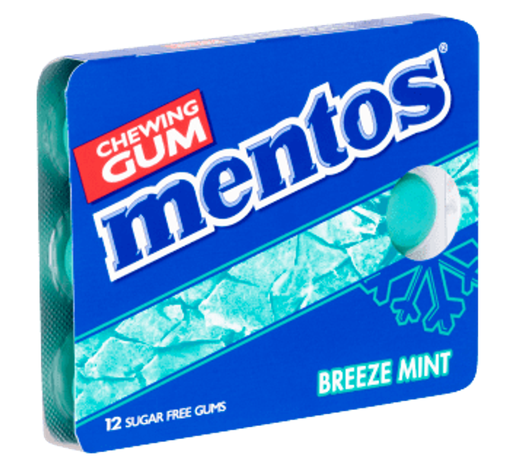 Mentos Gum - Breeze Mint