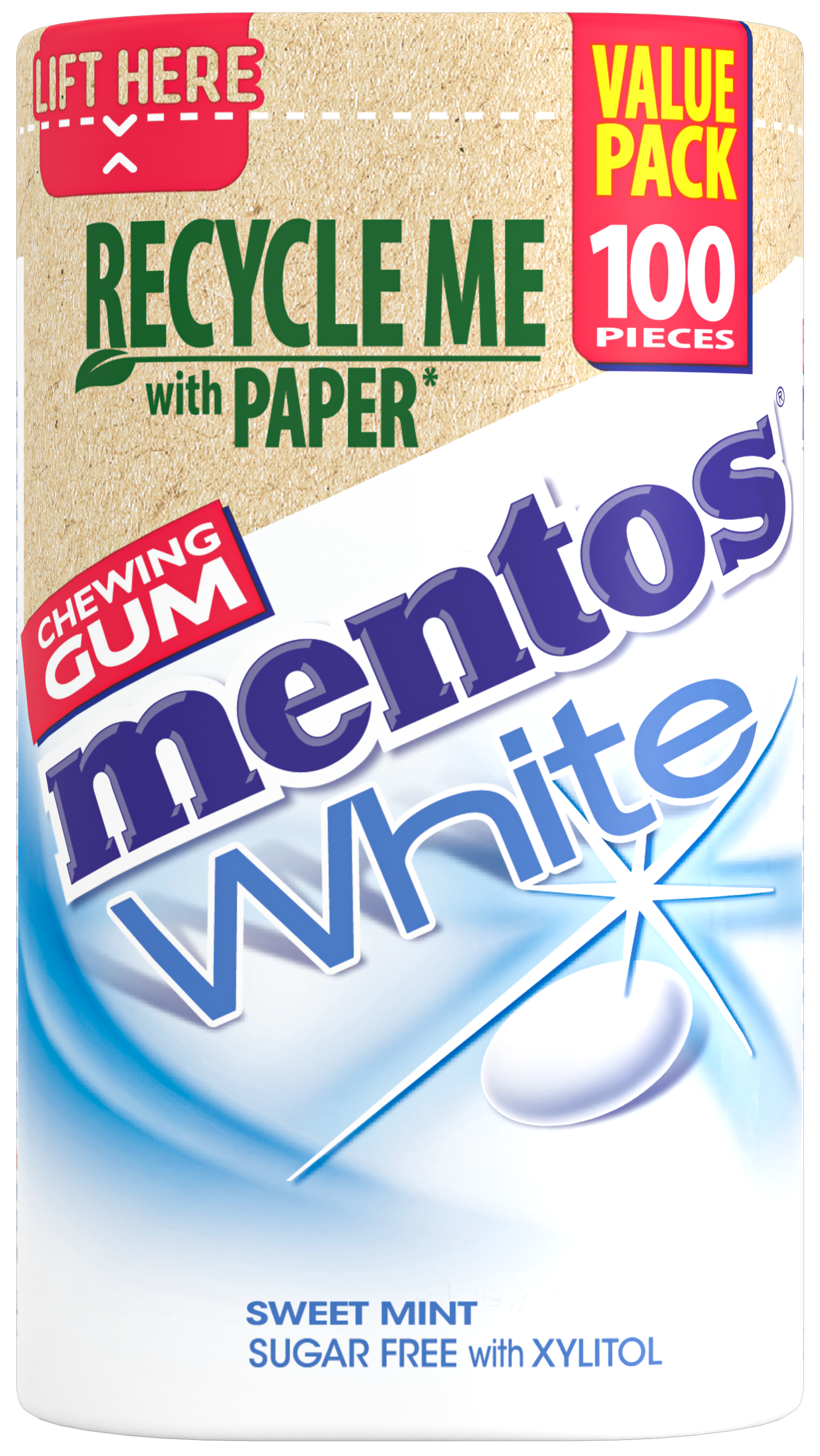 Mentos Gum White - Sweet Mint