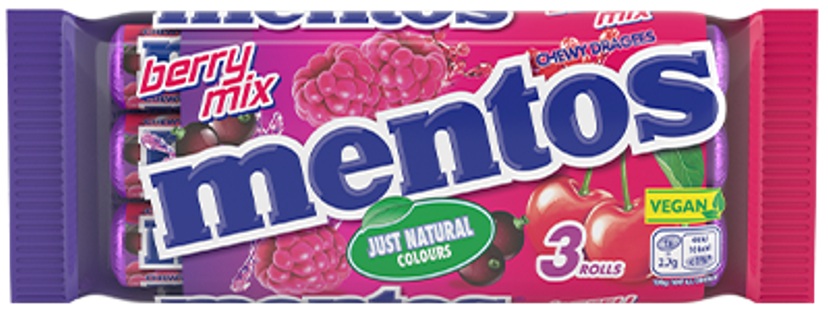 Mentos Berry Mix 3 Pack
