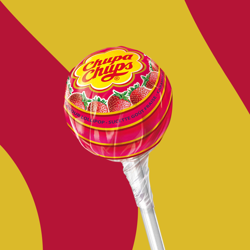 Lecca-Lecca Gusto Fragola è la caramella