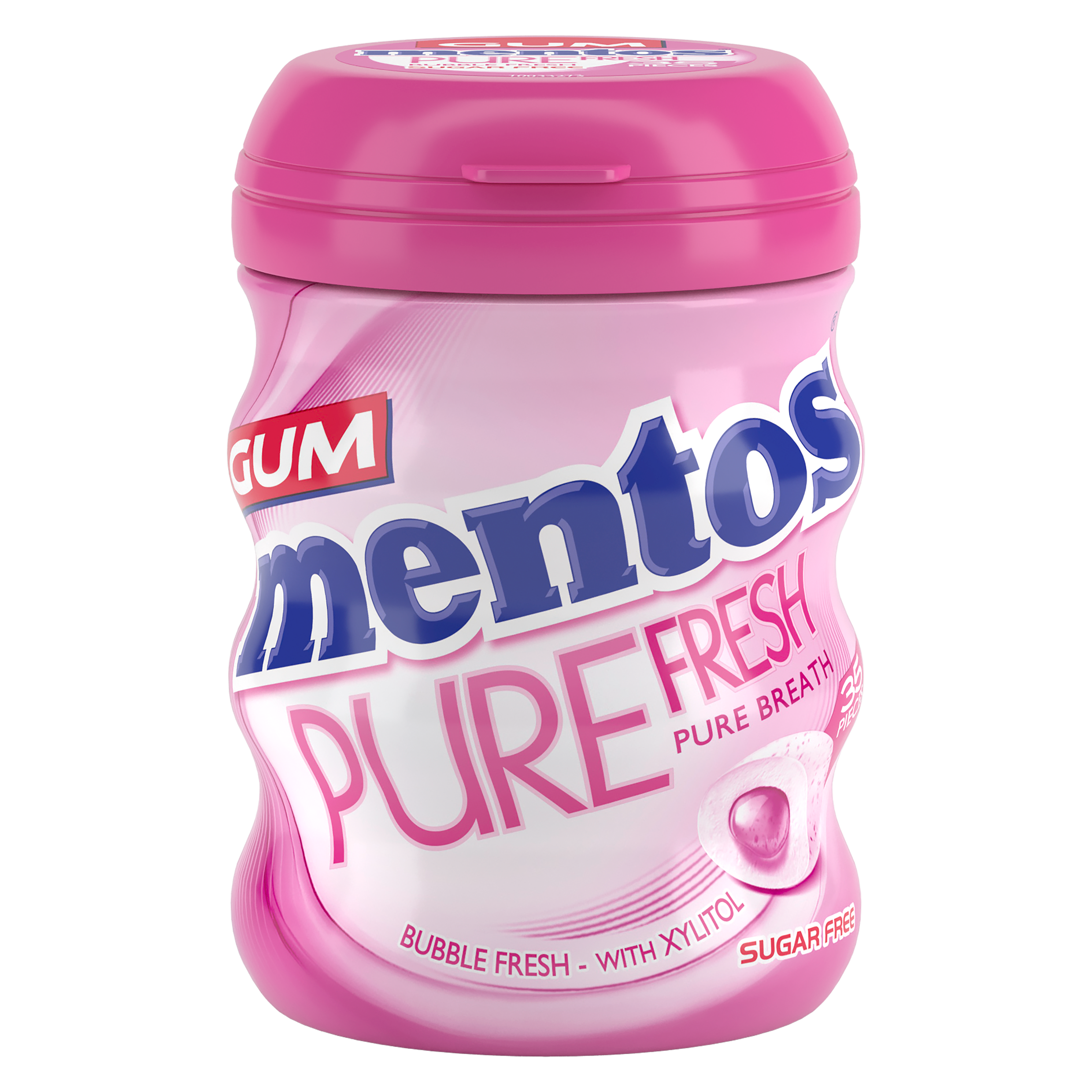 Mentos Pure Fresh Gum Bubble Fresh Bottle