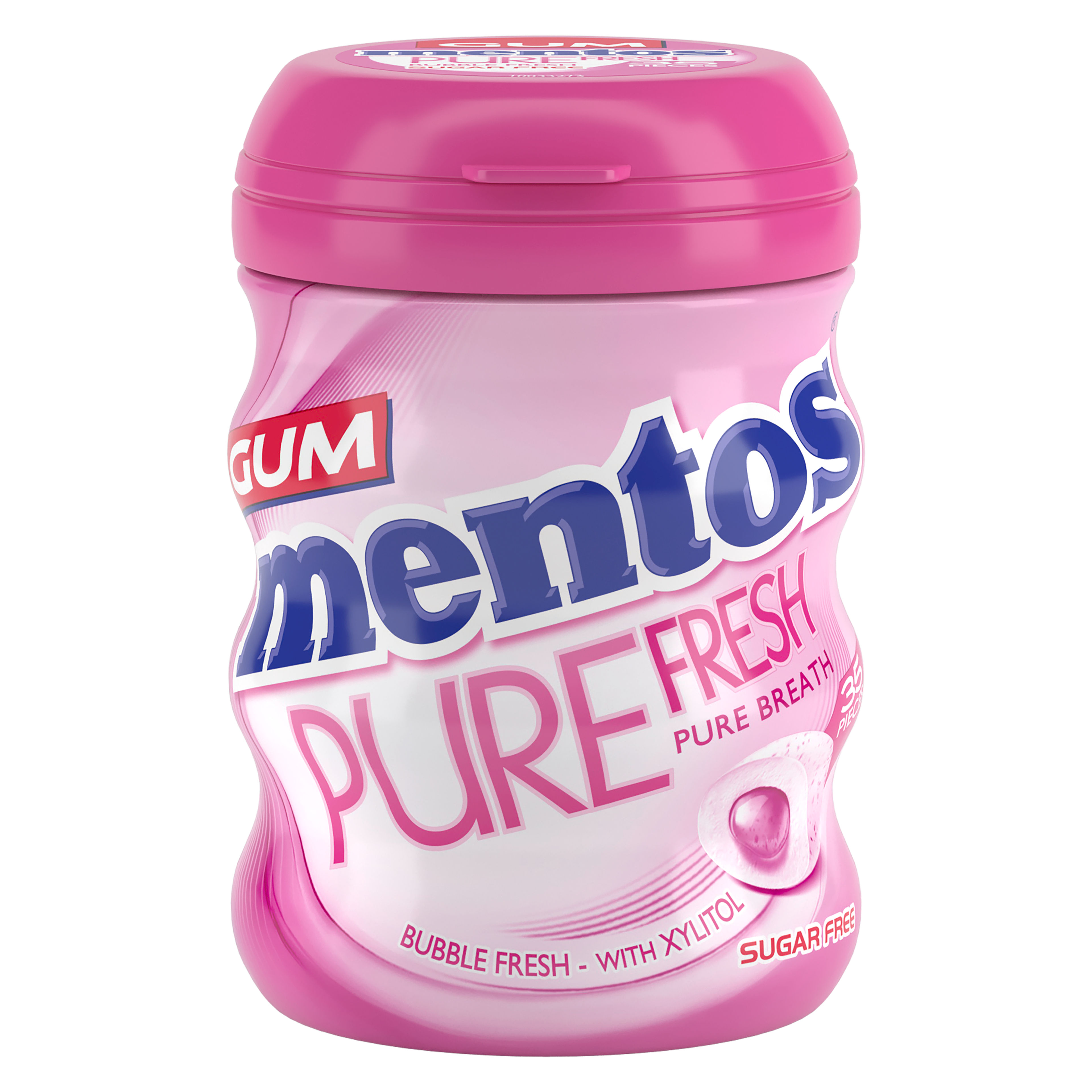 Mentos Pure Fresh Gum Bubble Fresh Bottle