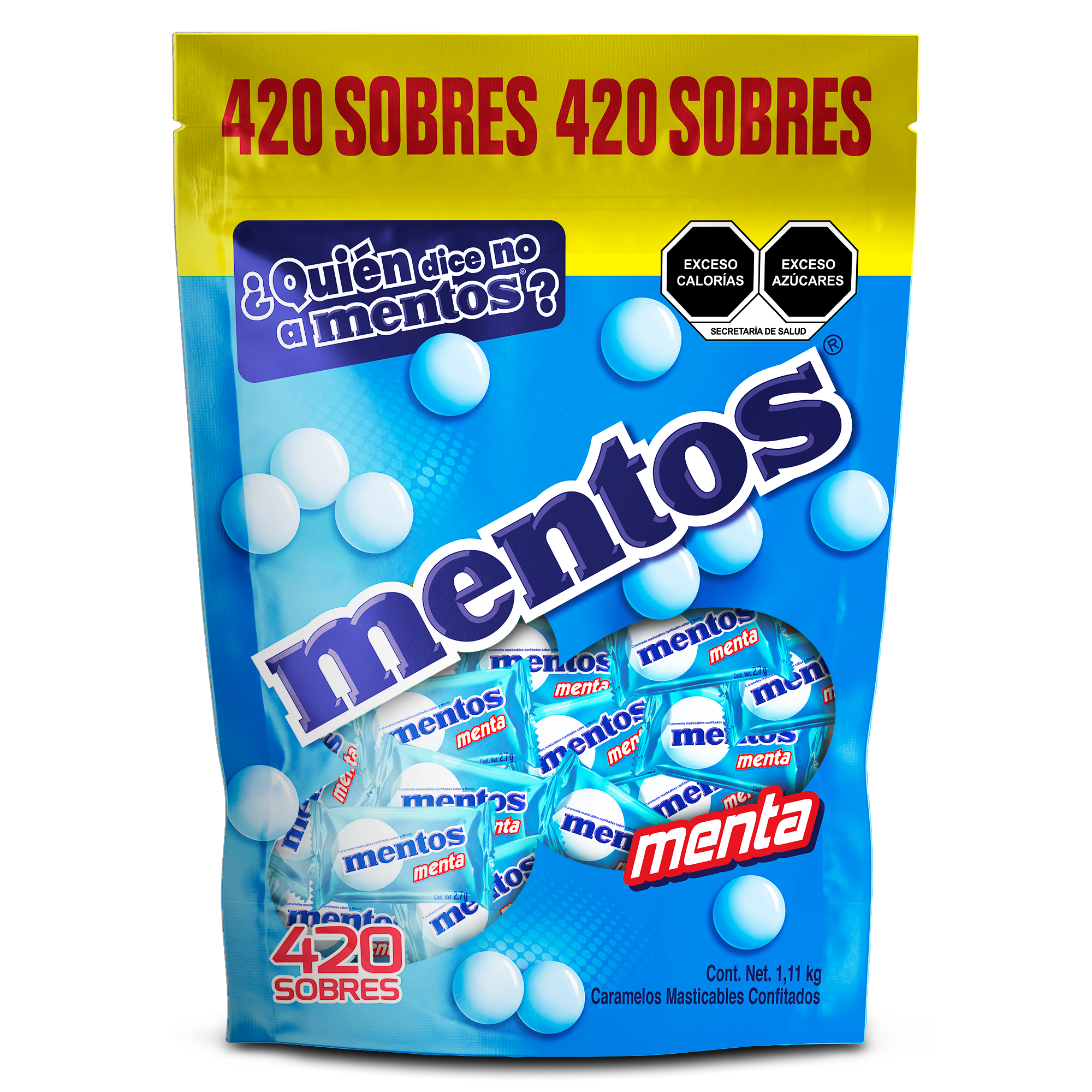 Bolsa Mentos Menta Monopieza 420 unidades