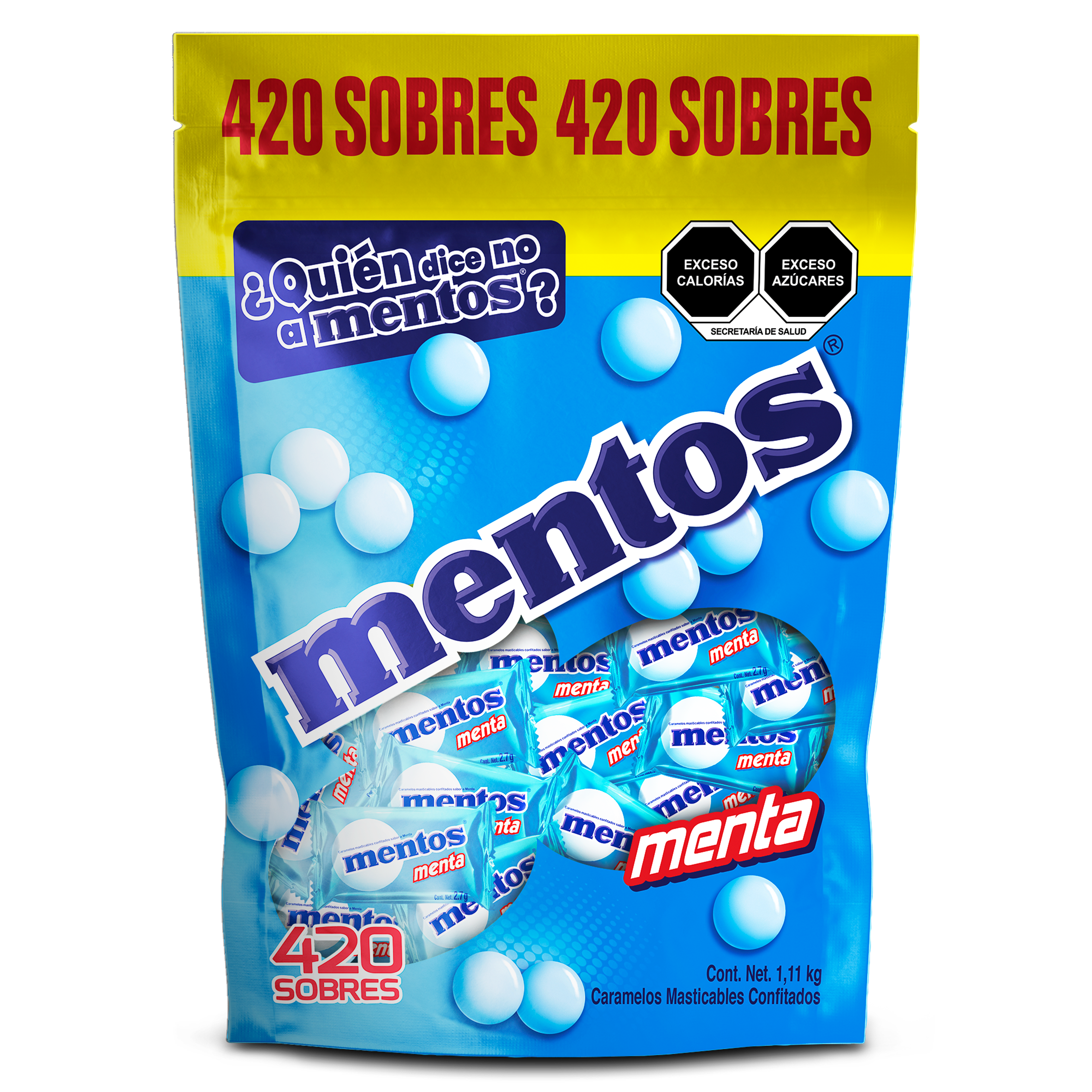 Bolsa Mentos Menta Monopieza 420 unidades