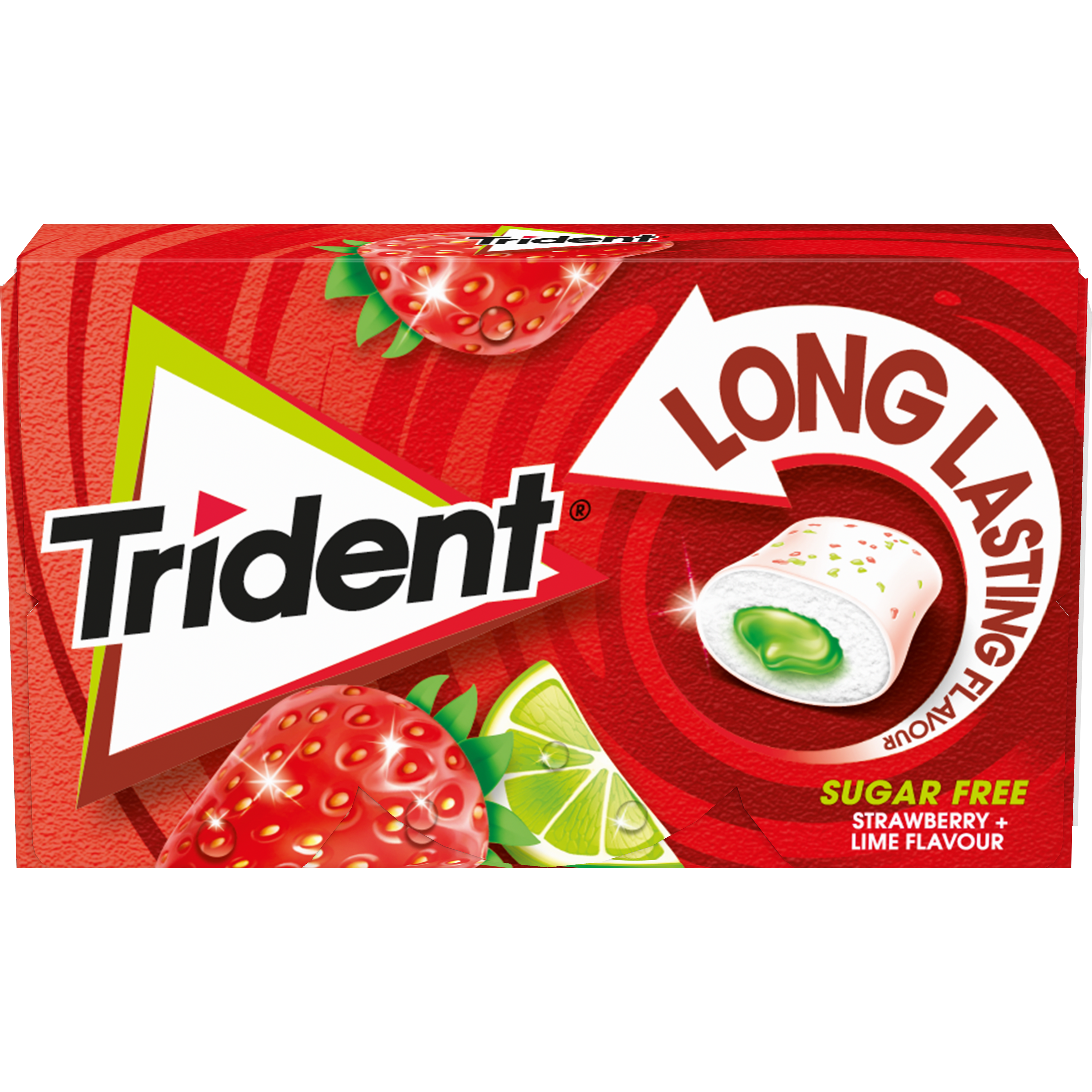 Trident Long Lasting - Drageia Morango-Lima