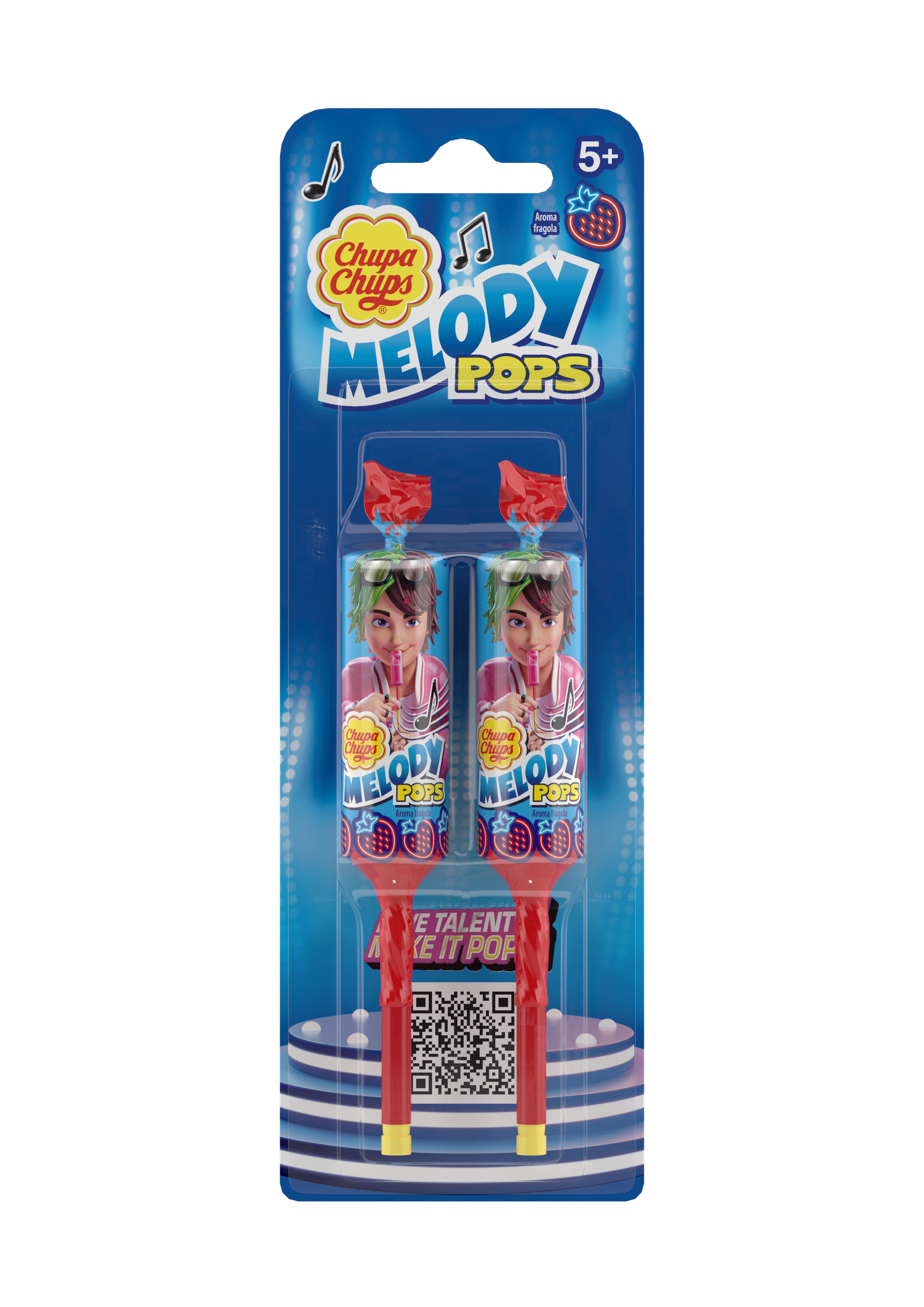 Melody Pops Fragola x2