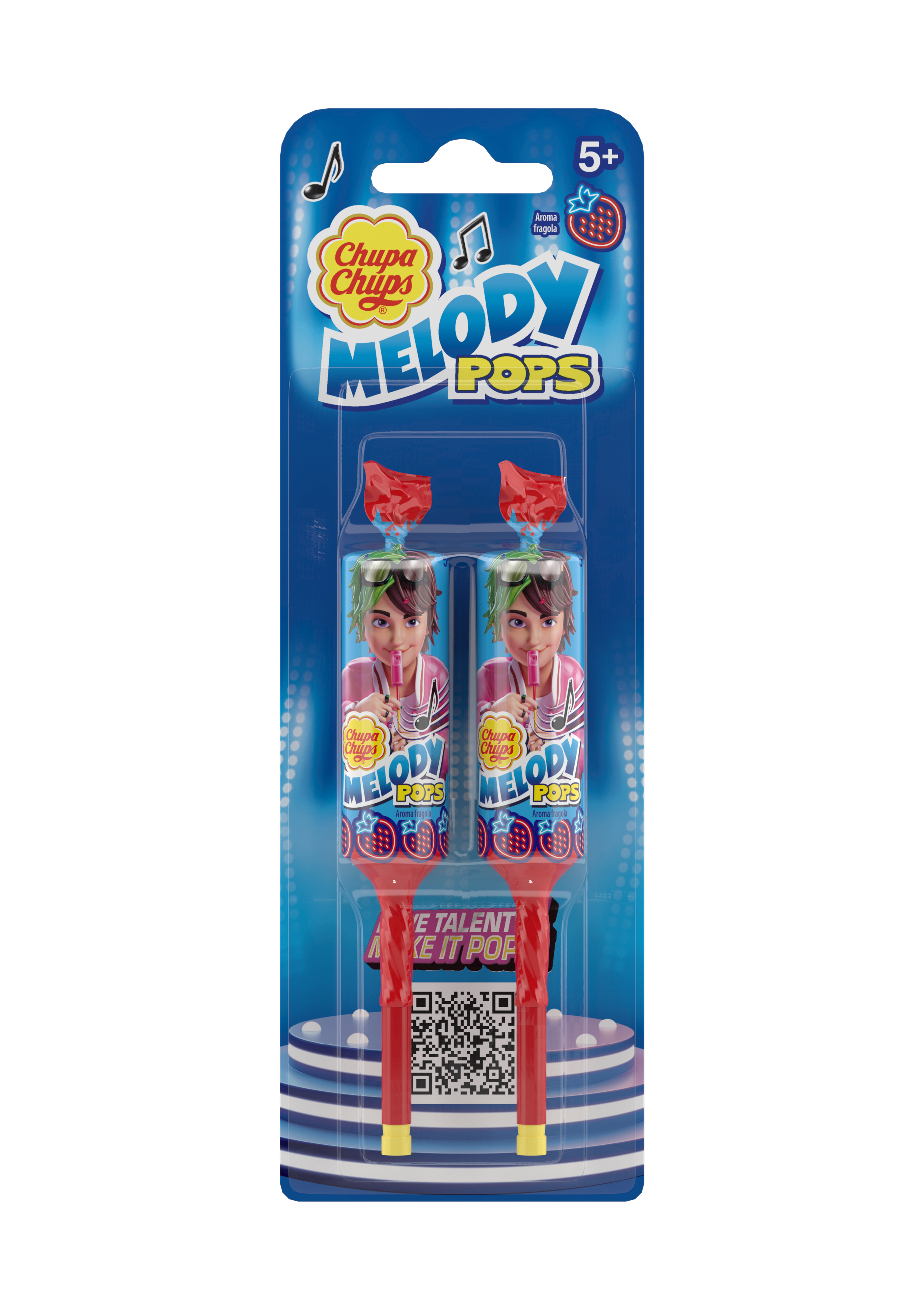 Melody Pops Fragola x2