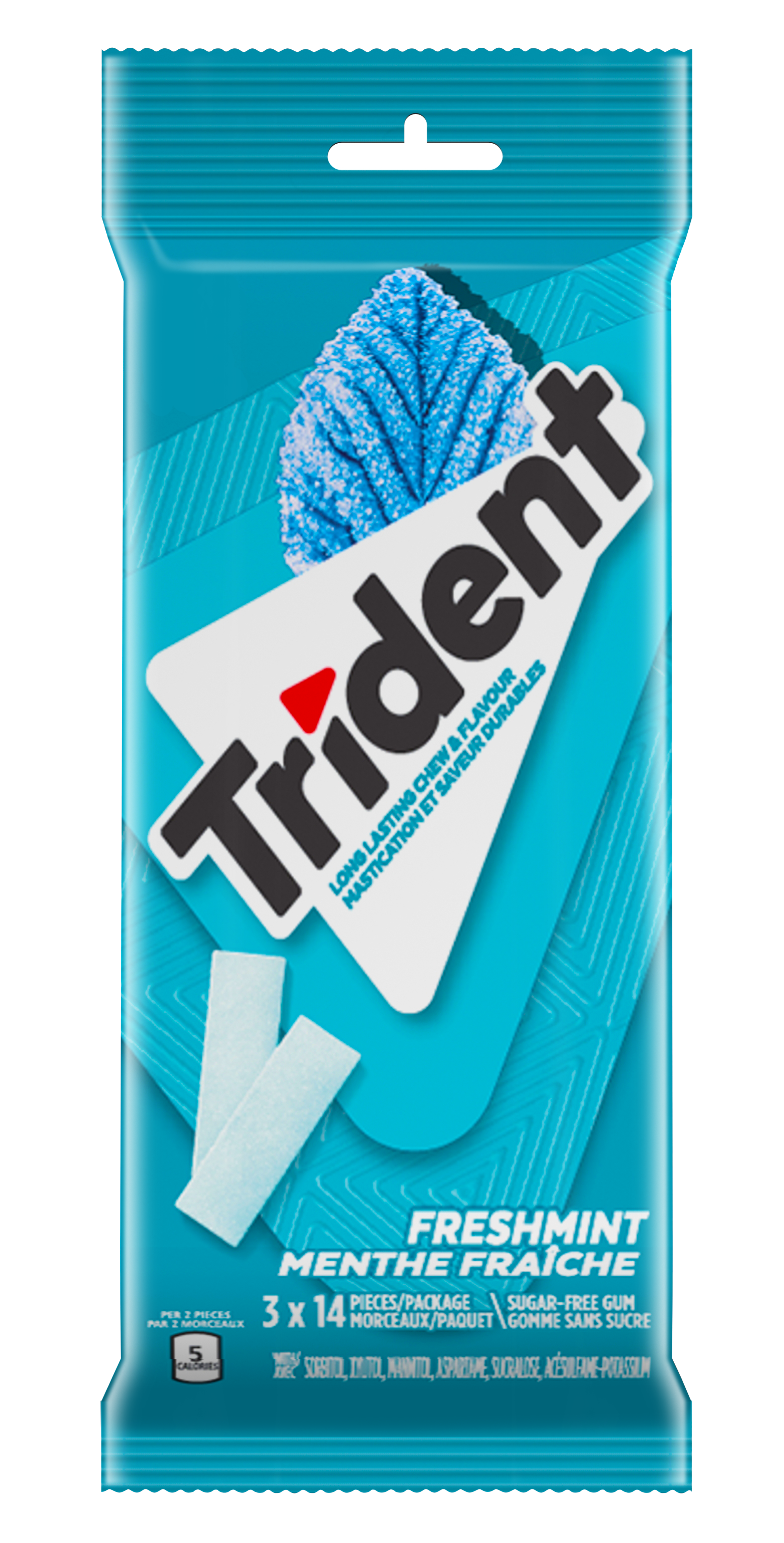 Trident Freshmint Multipack, 14 Pieces (Pack of 3)