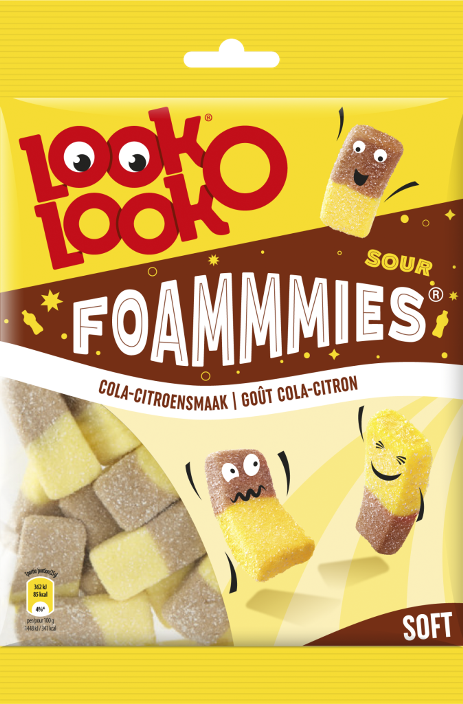 LOOK-O-LOOK FOAMMMIES ZUUR COLA-CITROEN