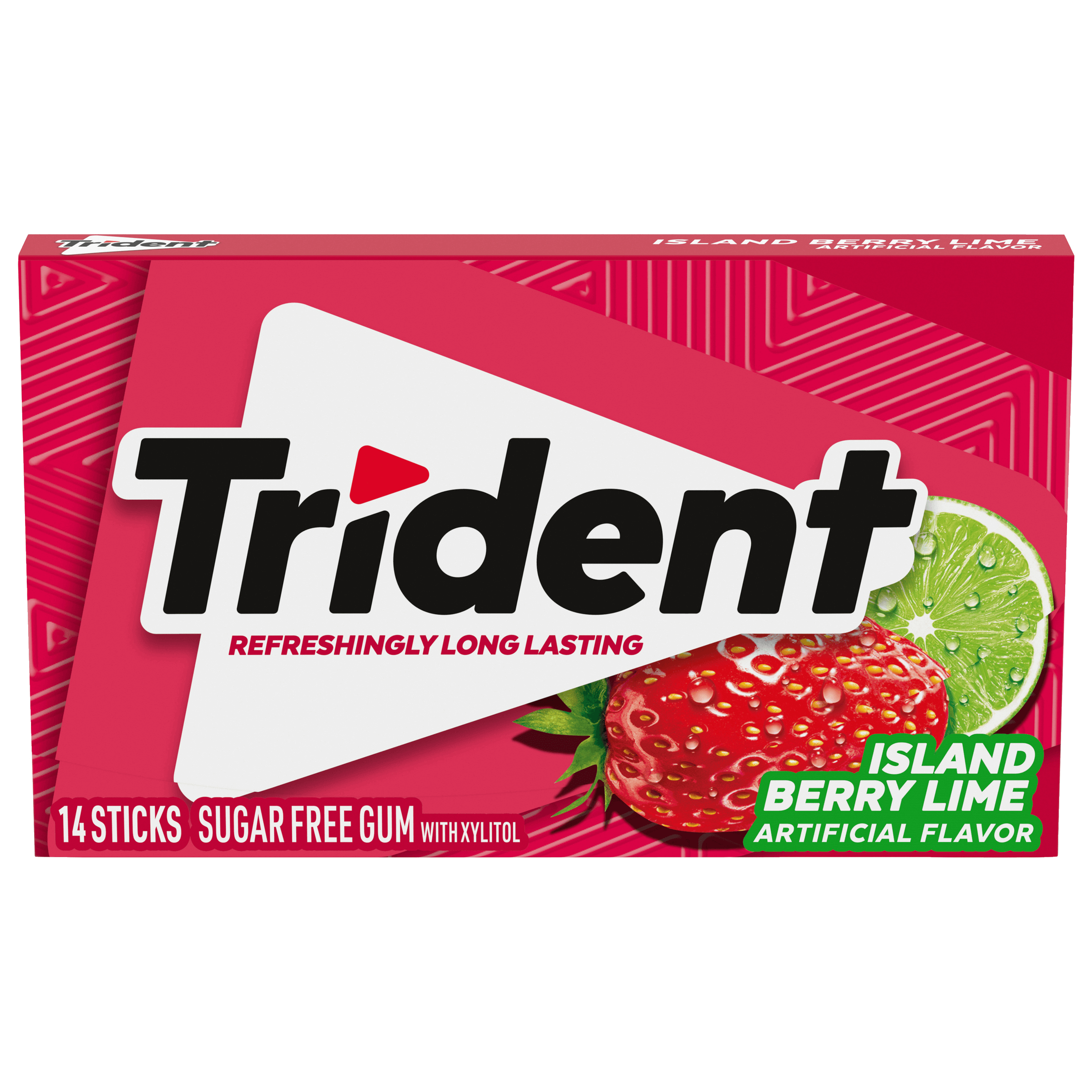 Trident Island Berry Lime (14 pieces) | Trident US