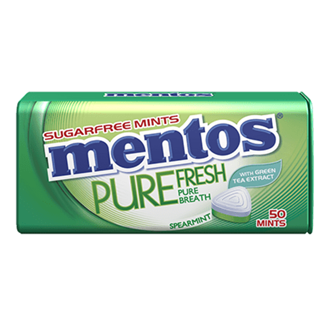 Kẹo Ngậm Không Đường Mentos Pure Fresh Hương Spearmint