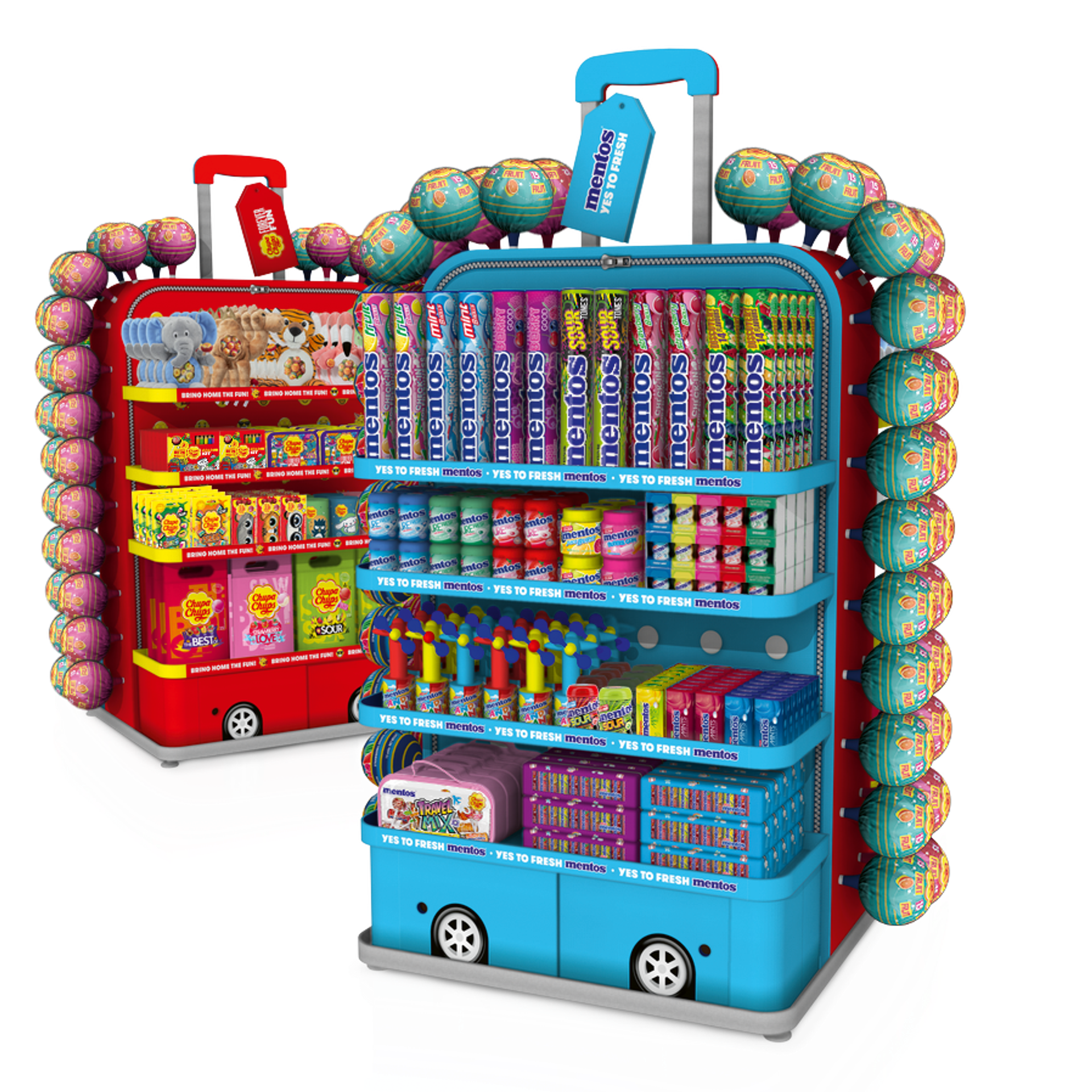 Suitcase Display Combined Assortment