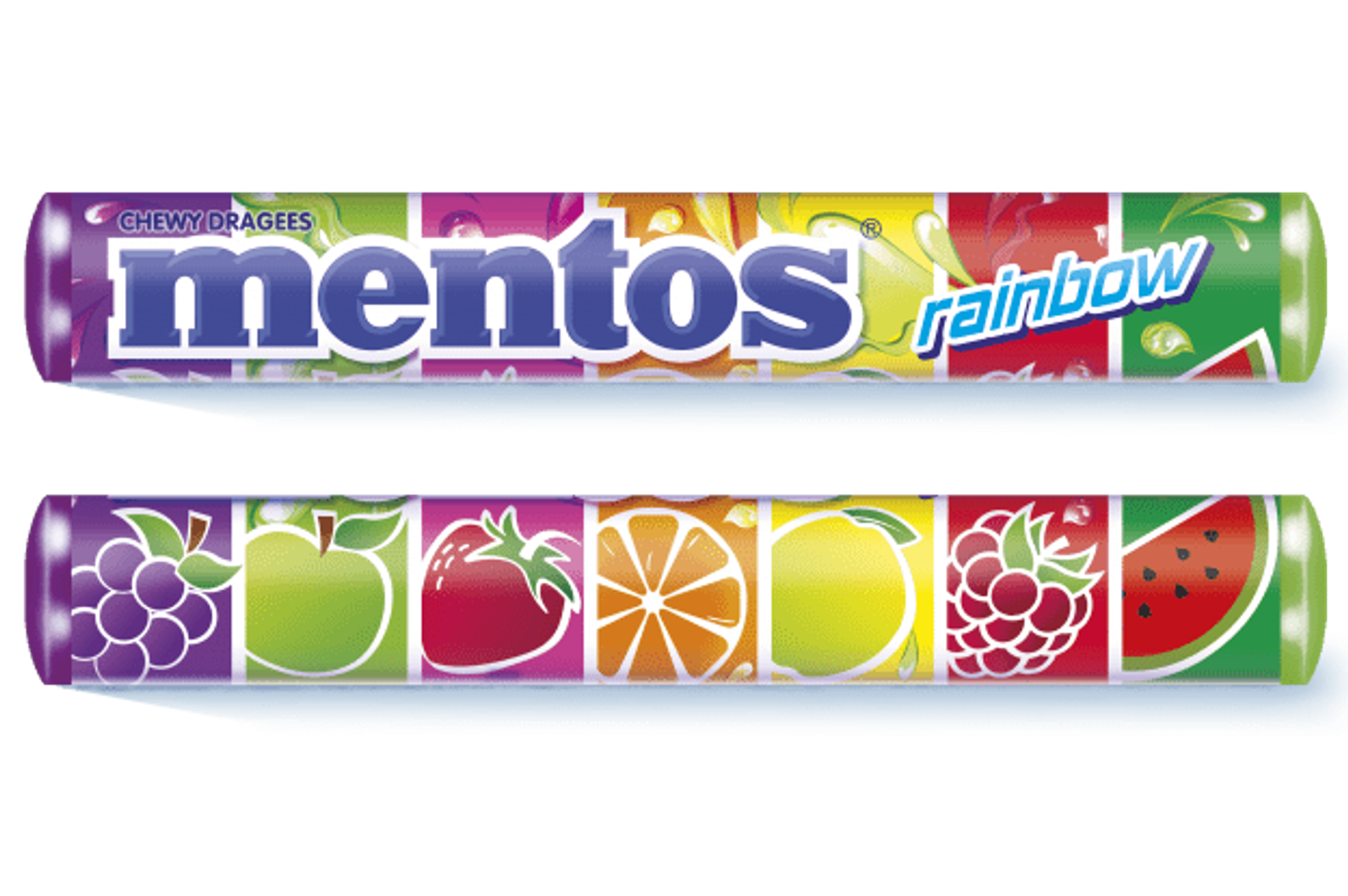 Mentos Rainbow Roll