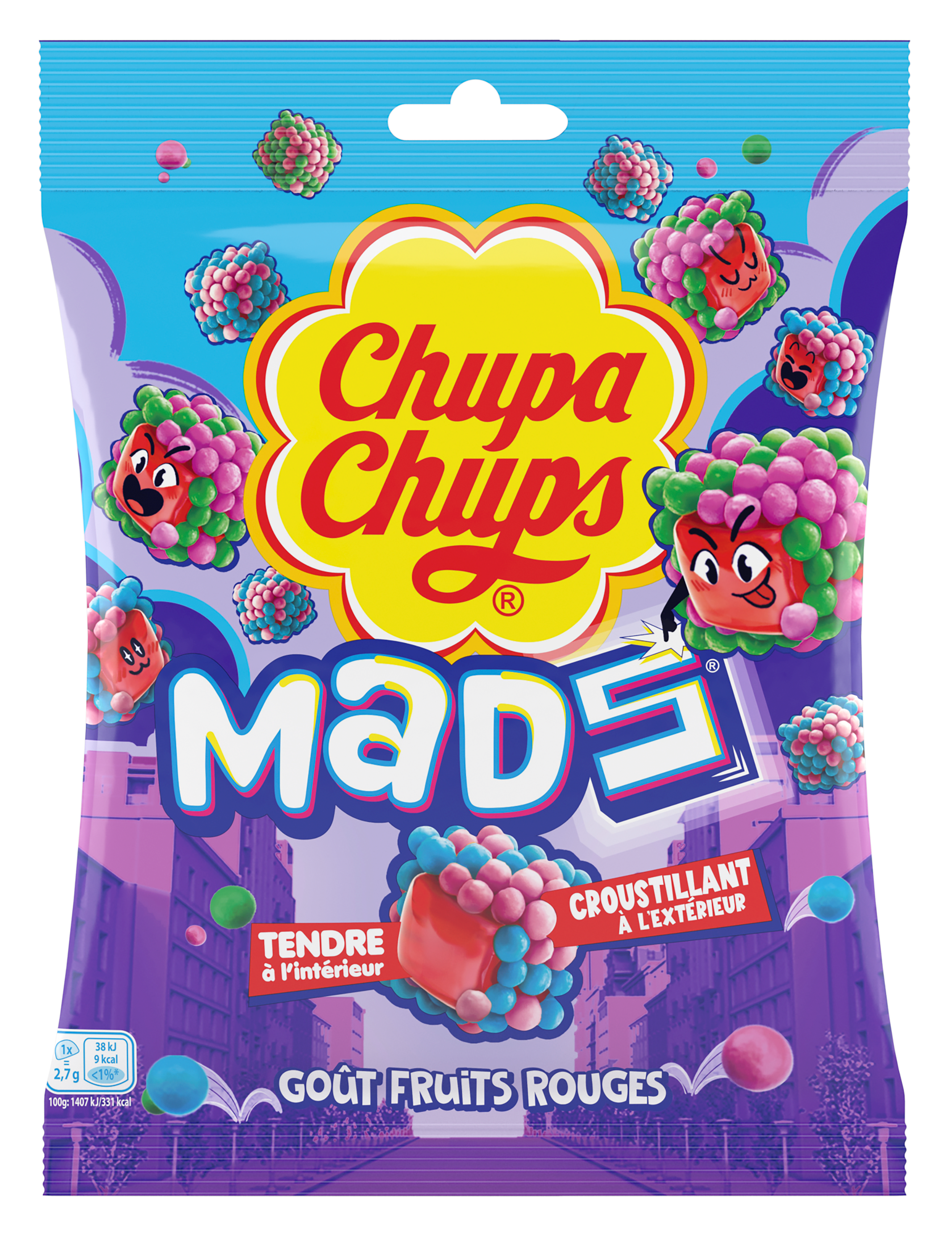 MADS fruits rouges 115g