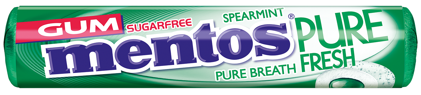 Mentos Pure Fresh Gum Spearmint Roll