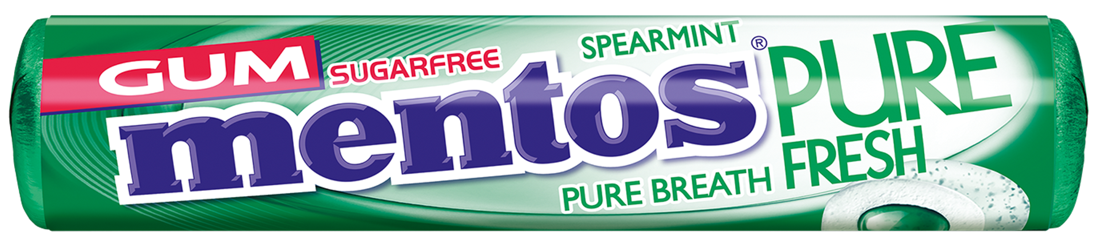 Mentos Pure Fresh Gum Spearmint Roll