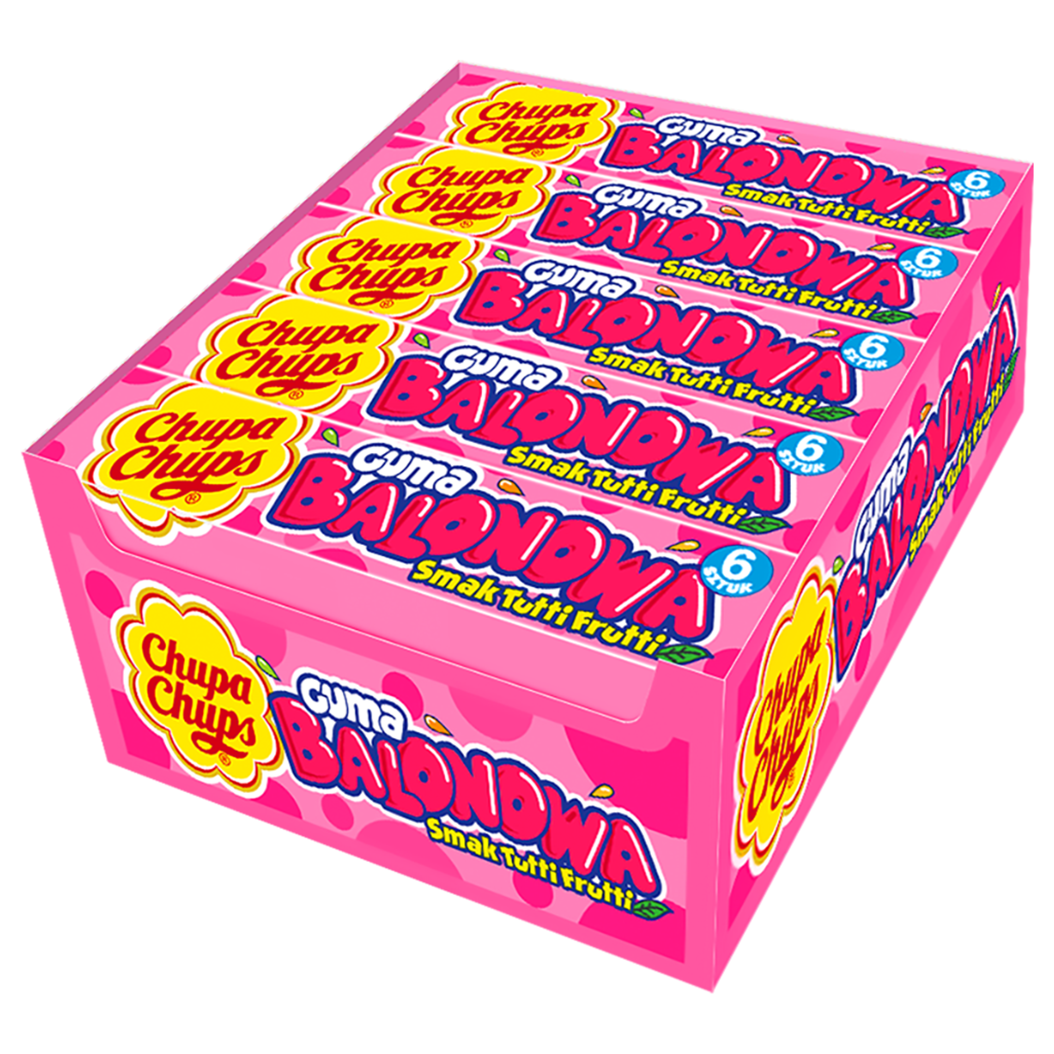 Guma Balonowa Tutti Frutti box