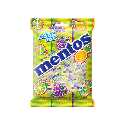 Mentos Sour Mix 36p Bag