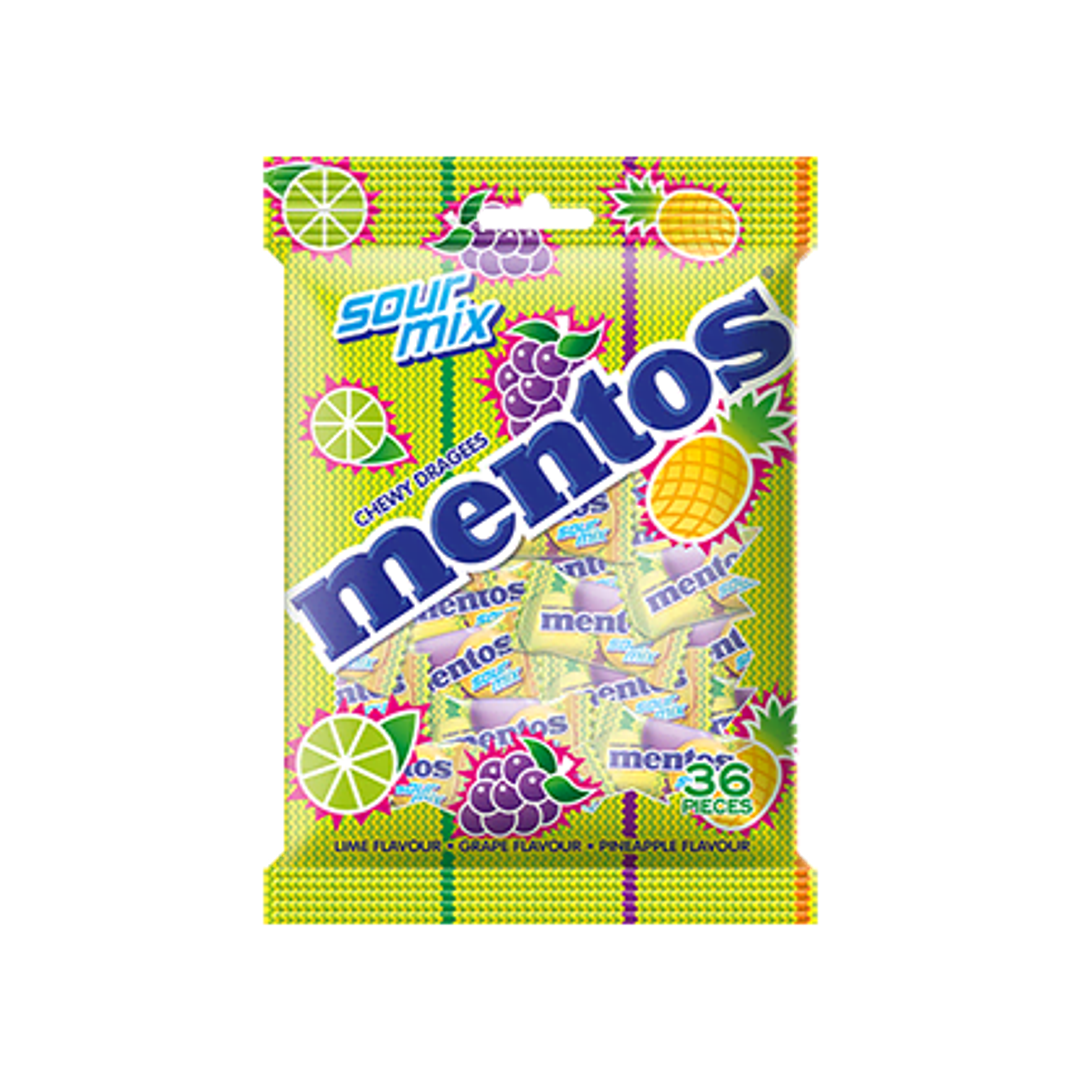 Mentos Sour Mix 36p Bag