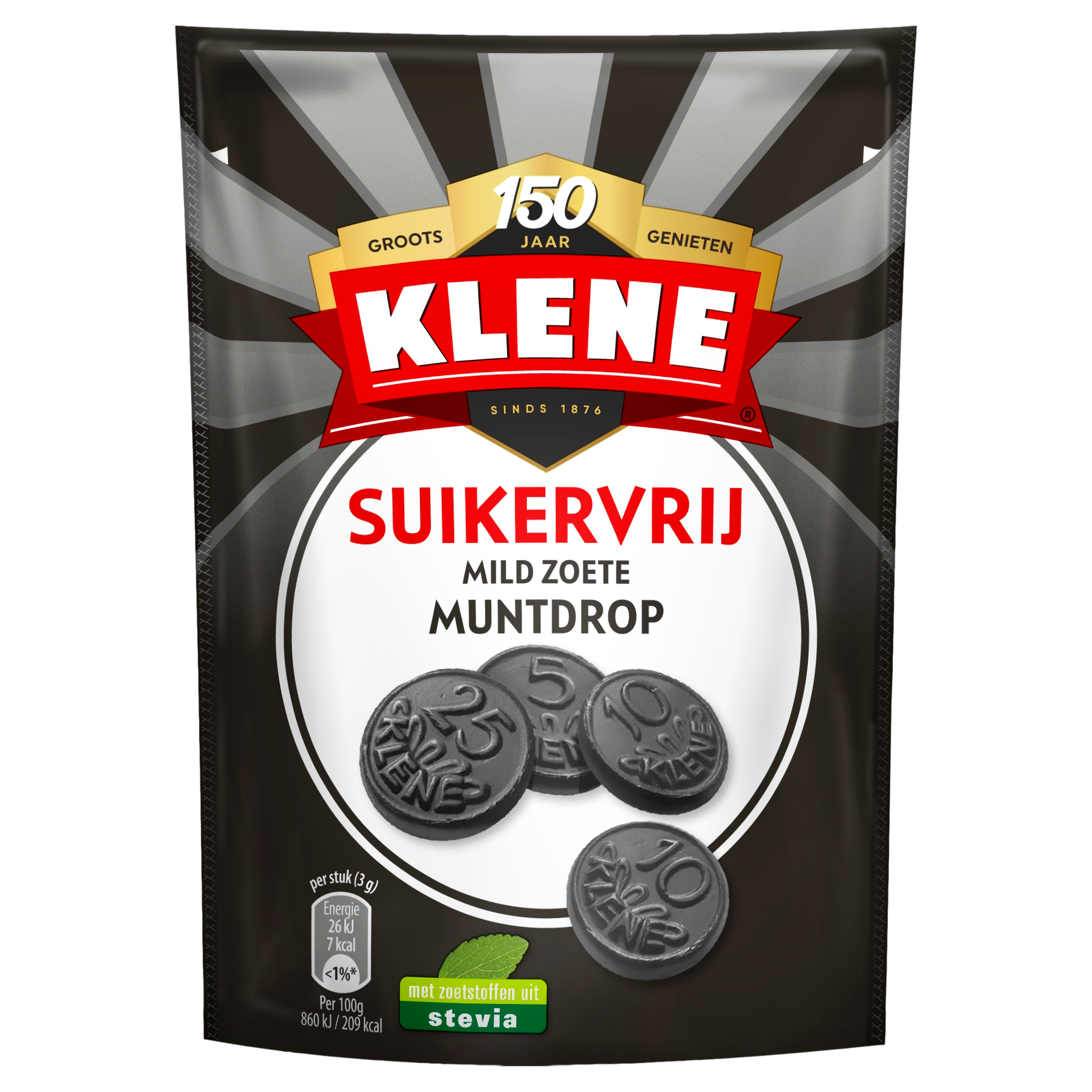 Klene Suikervrije Mild Zoete Muntdrop