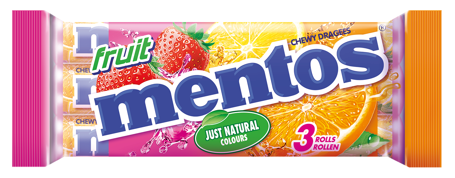 Mentos Fruit 3-pack