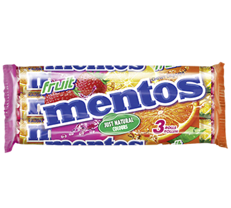 Mentos Frucht 3-Pack