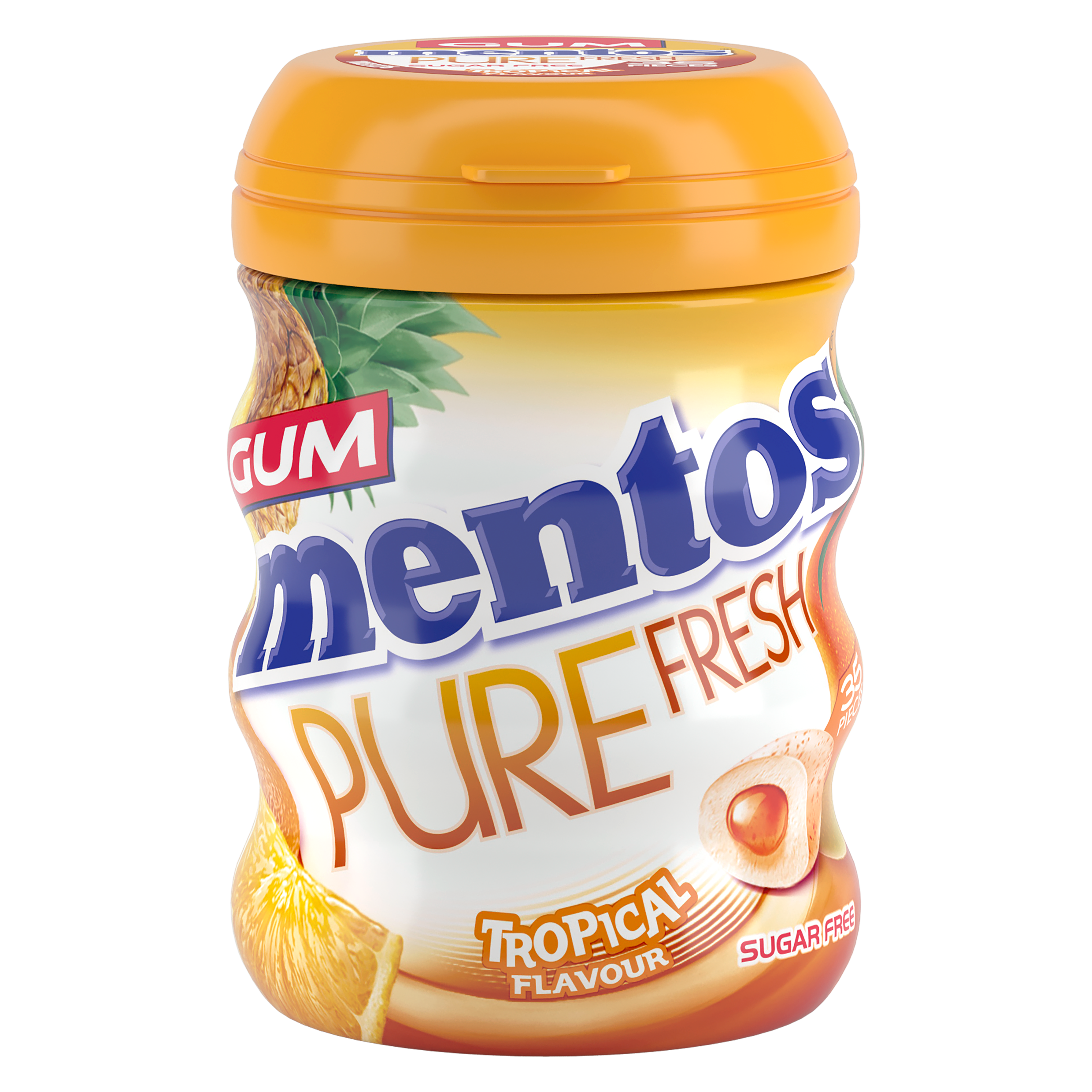 Mentos Pure Fresh Gum Tropical Bottle