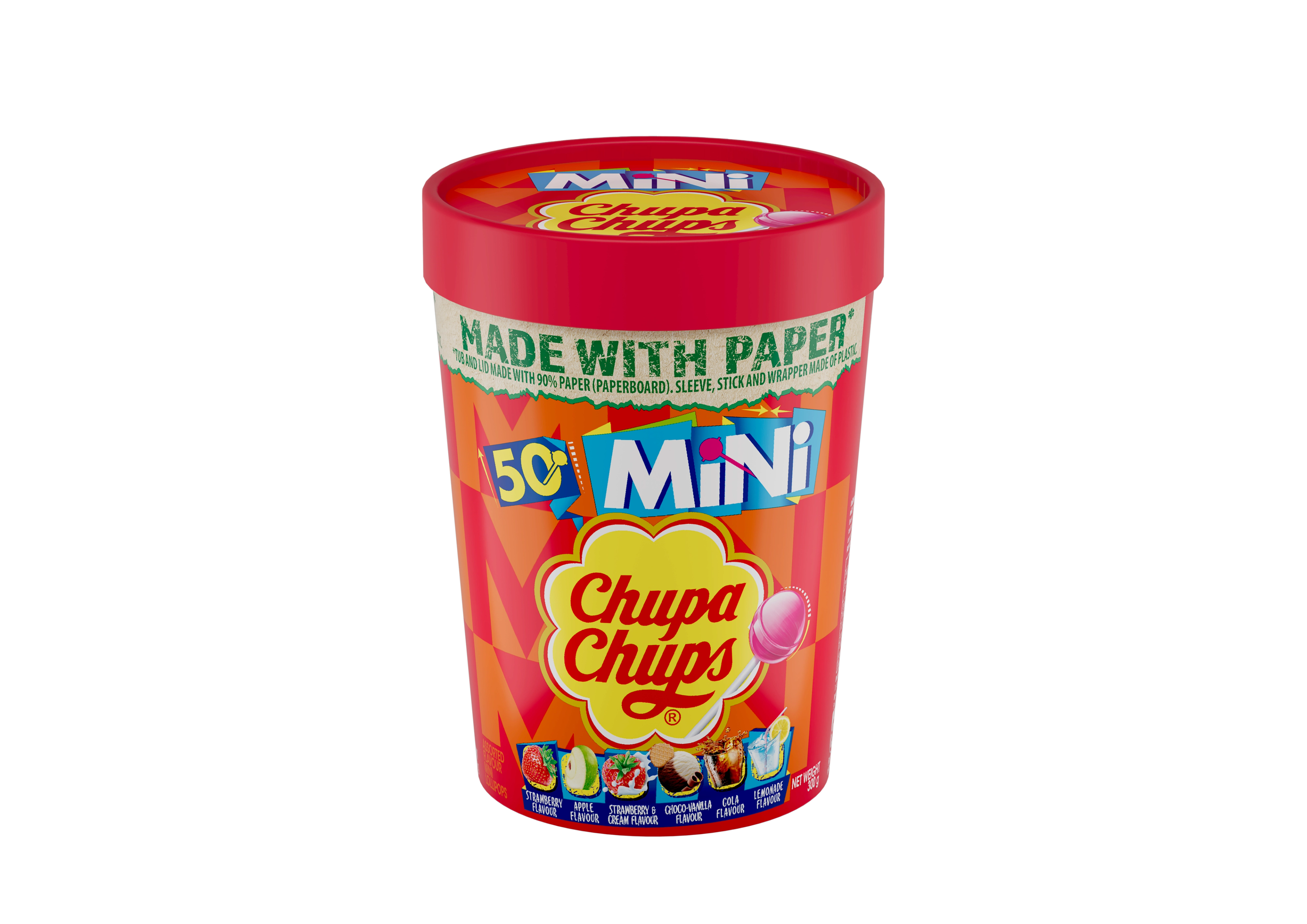 Mini 50 Piece Paper Tub