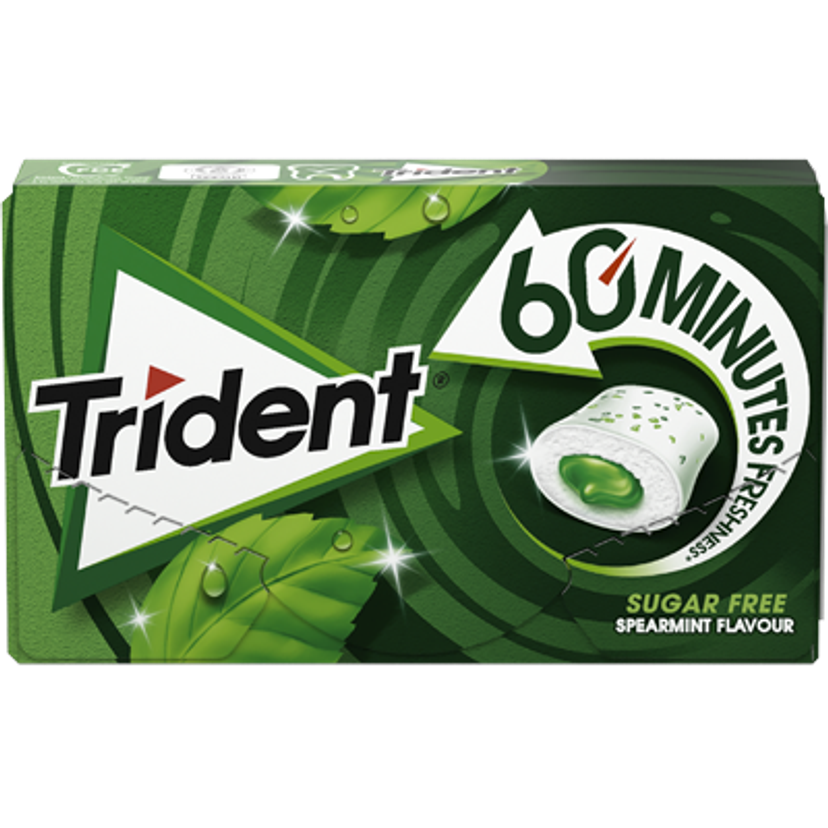 Trident Long Lasting - Drageia Hortelã