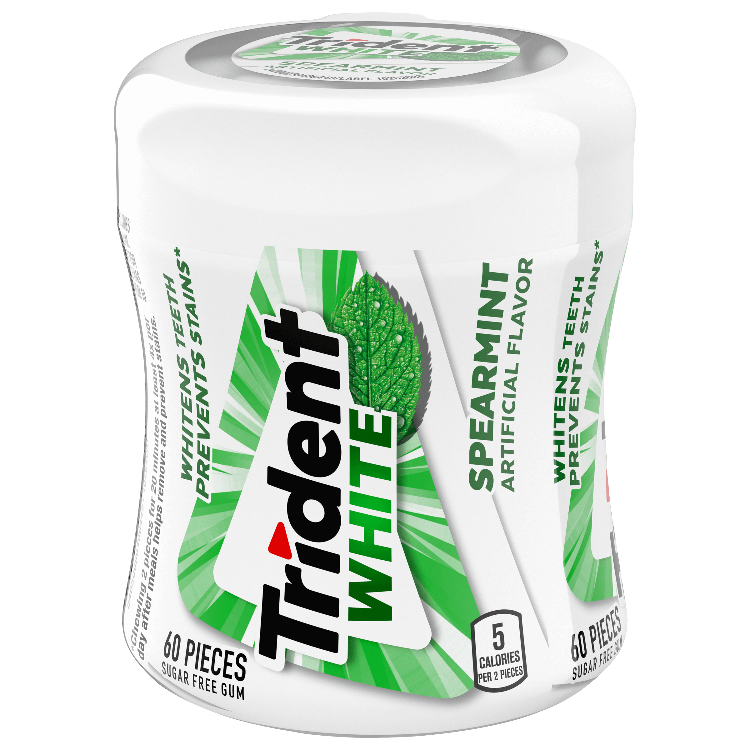 Trident White Spearmint (60 pieces) | Trident US