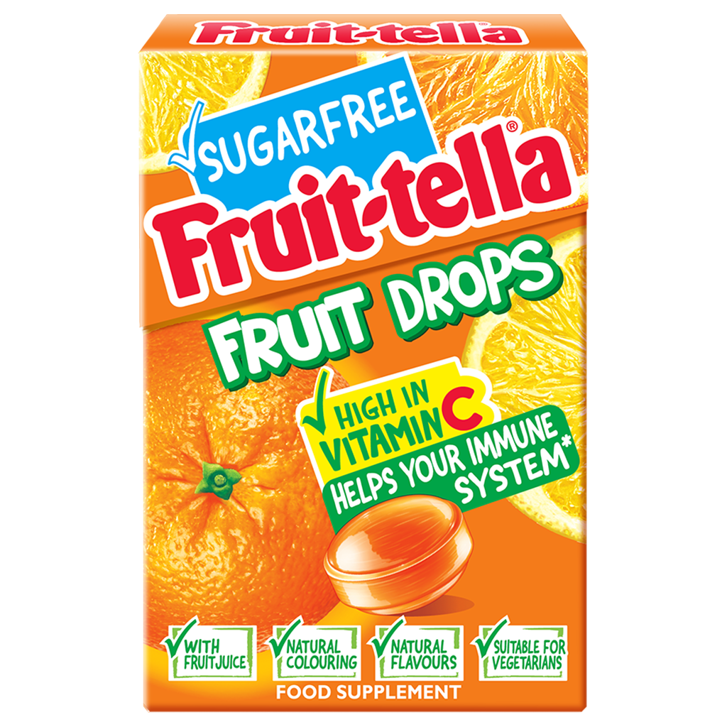 Sugar Free Fruit Drops Citrus Mix Hard Boiled Sweets 45g